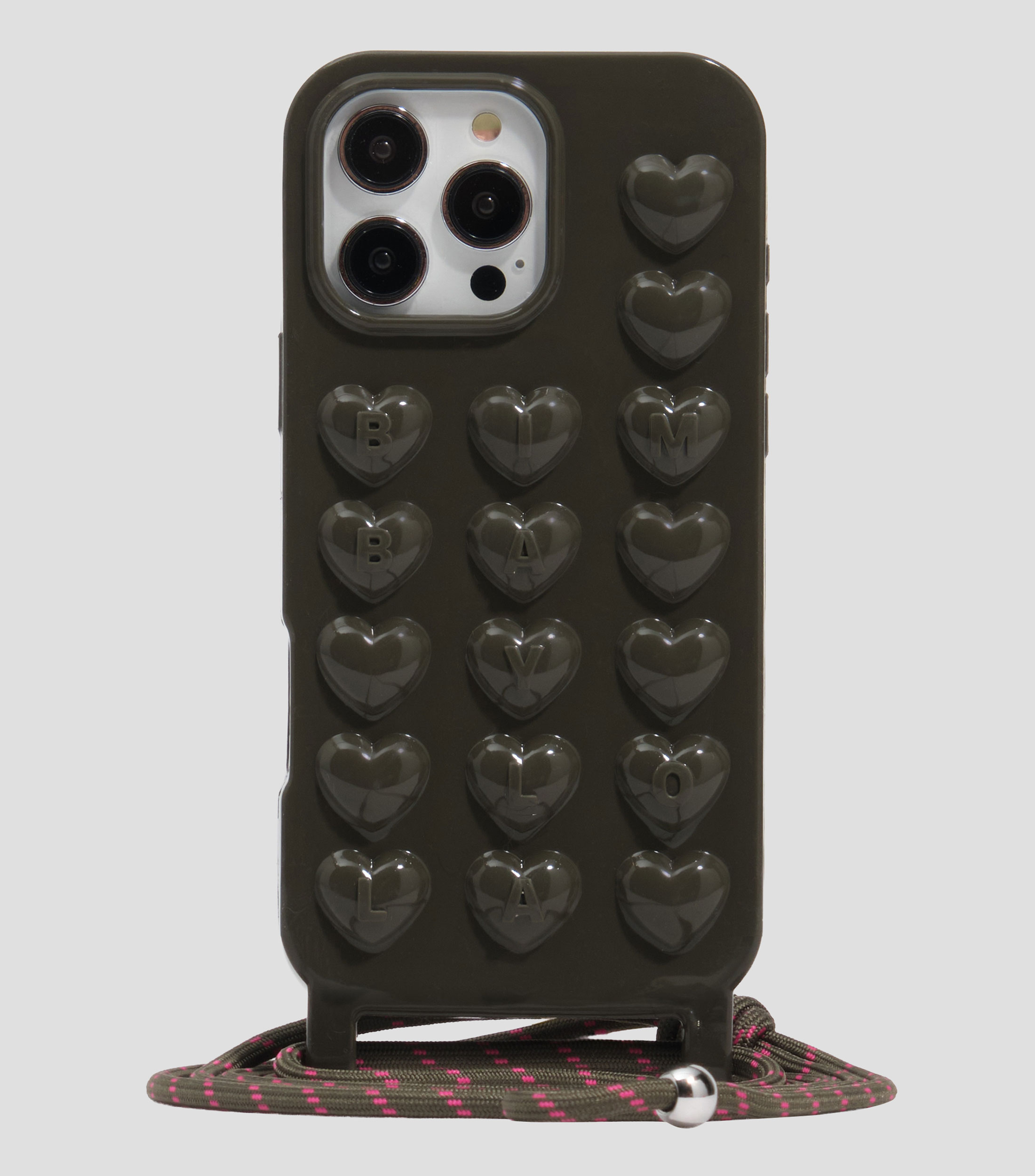 Funda para iPhone 15 Pro para colgar en silicón