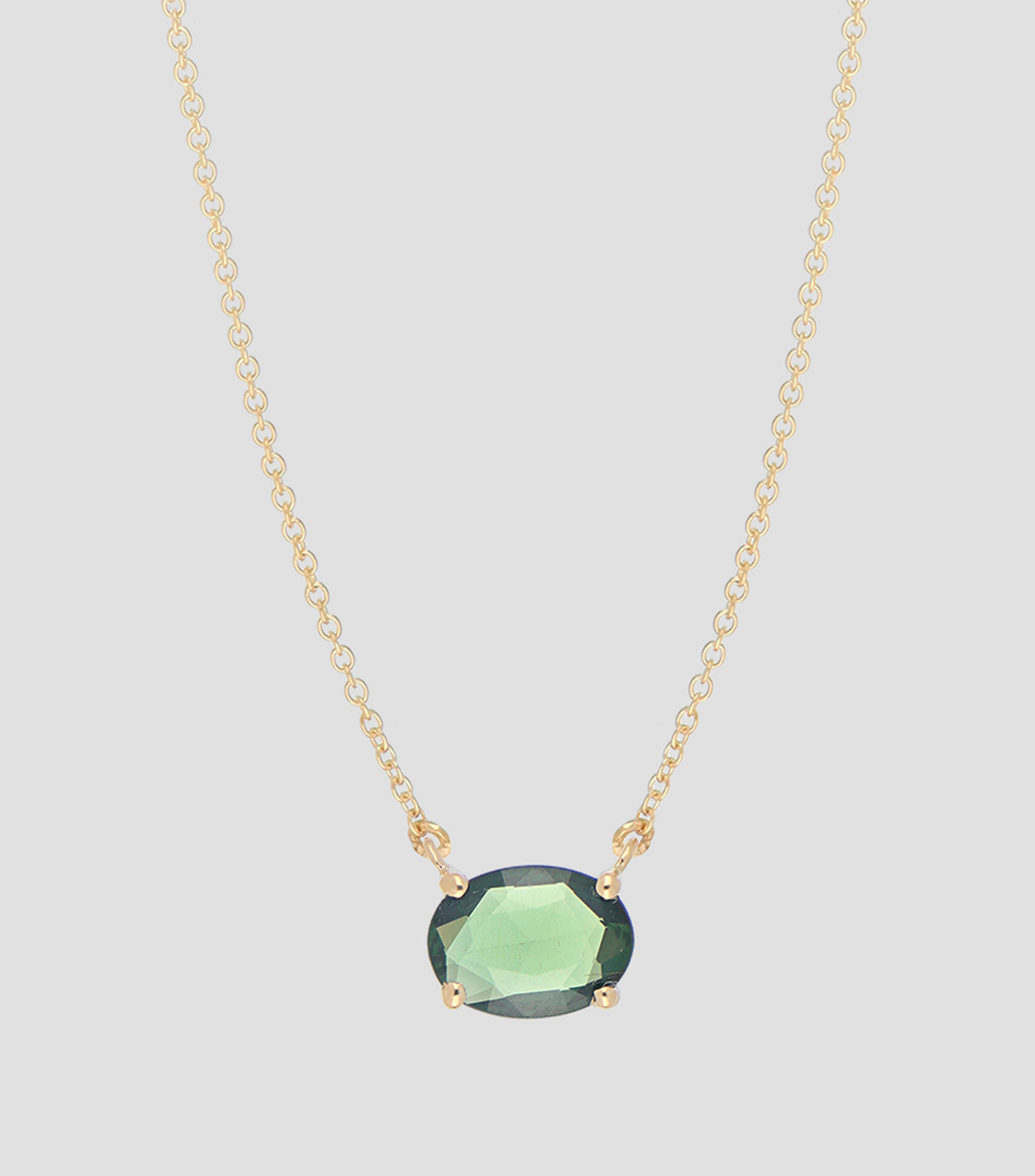 Collar en Oro de 18 kilates con zafiro Mujer