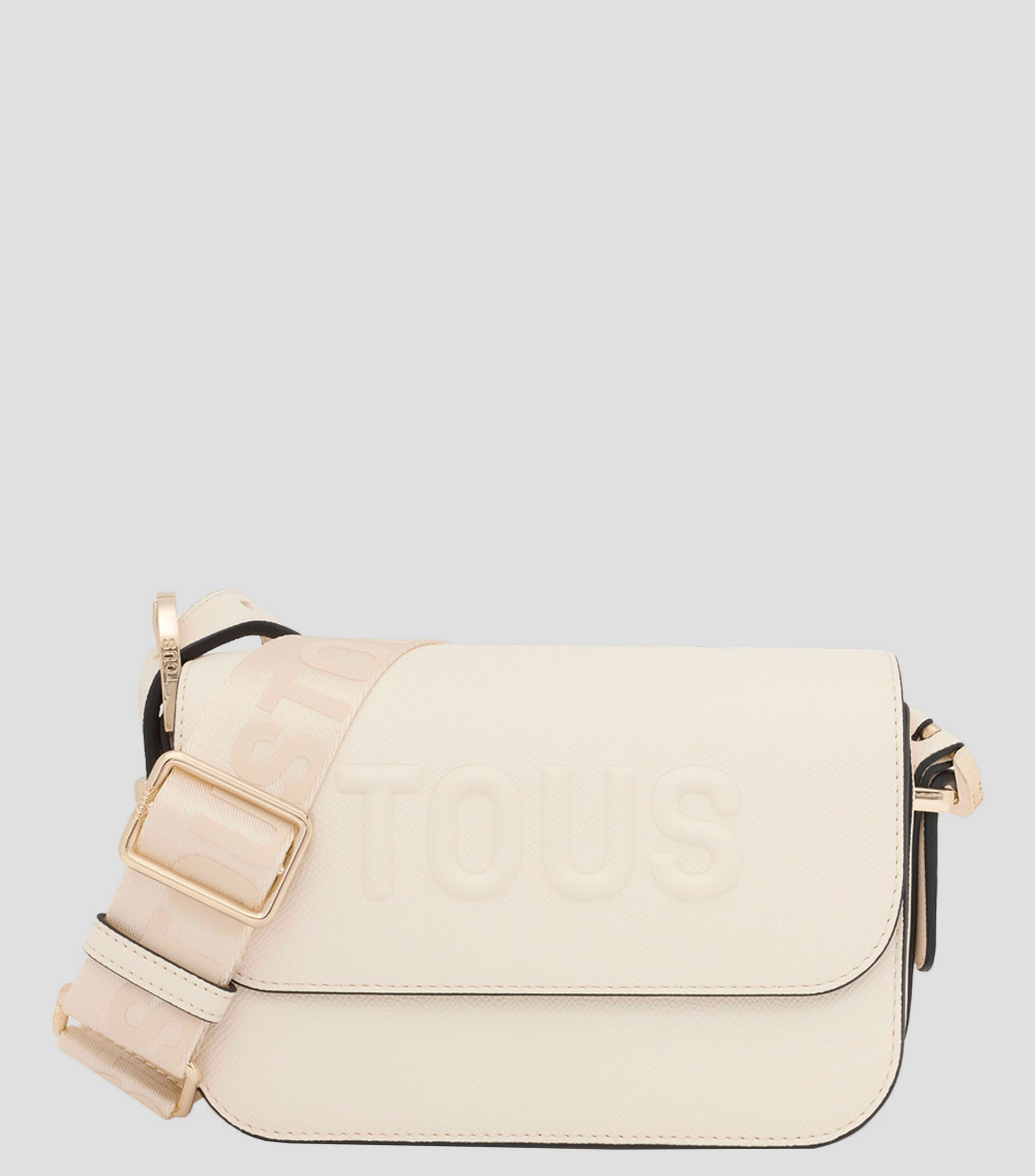 Bolso crossbody pequeño beige Brenda Mujer