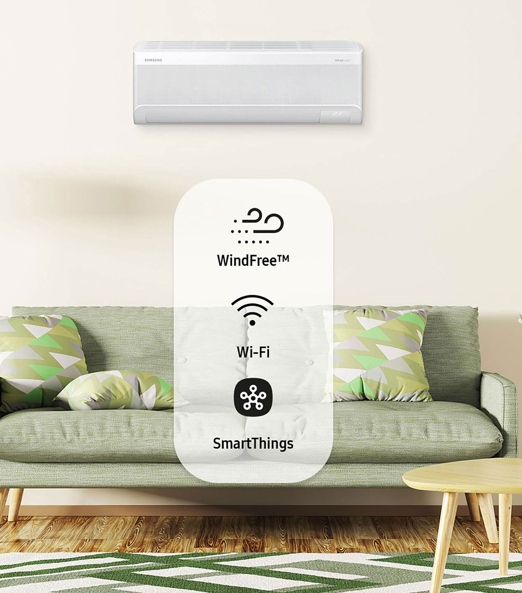 Aire Acondicionado Minisplit Inverter WindFree 12,000 BTUs, 1 Tonelada 220V Frio - Calor