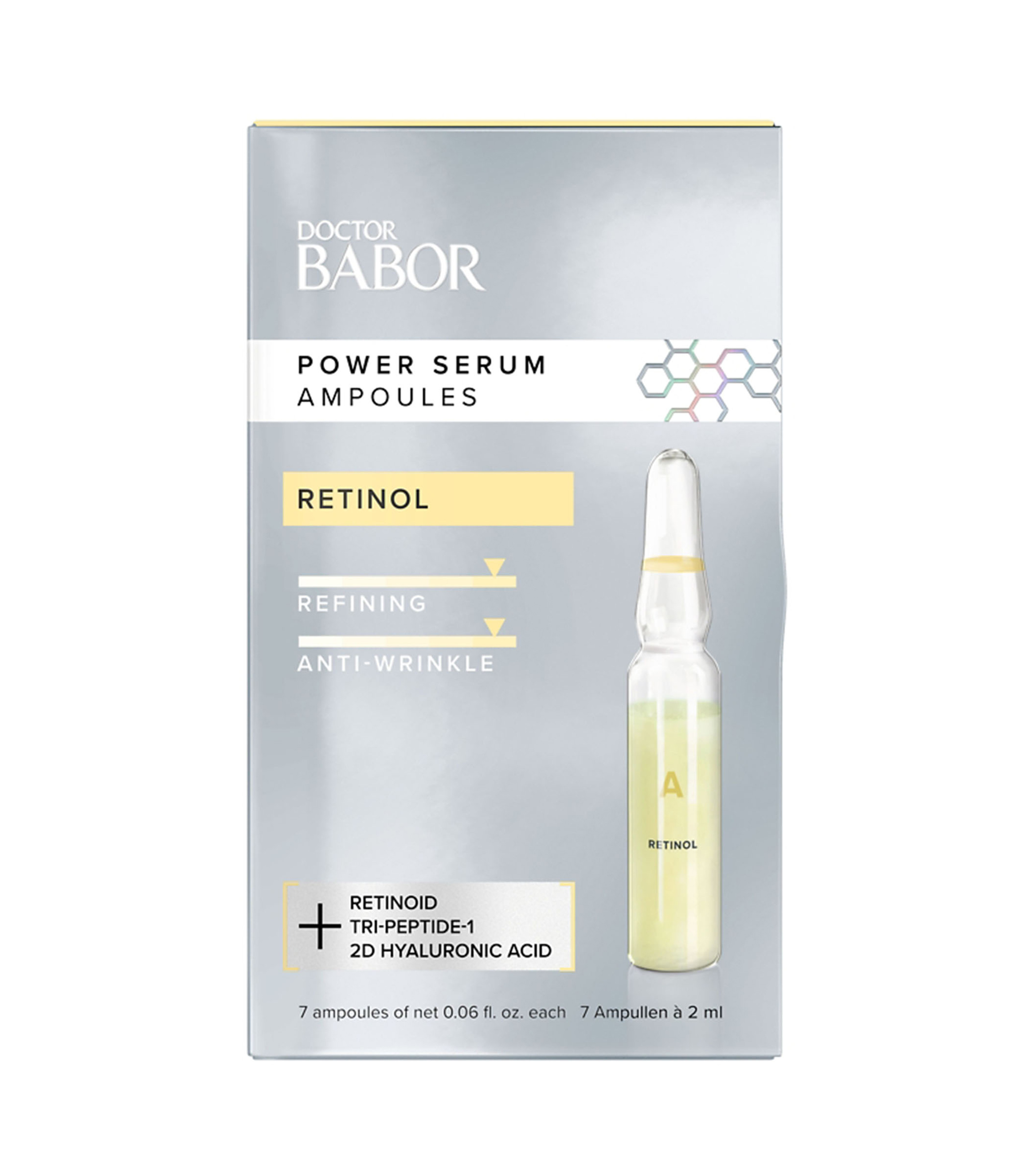 Set Suero revitalizante para el rostro Retinol Unisex