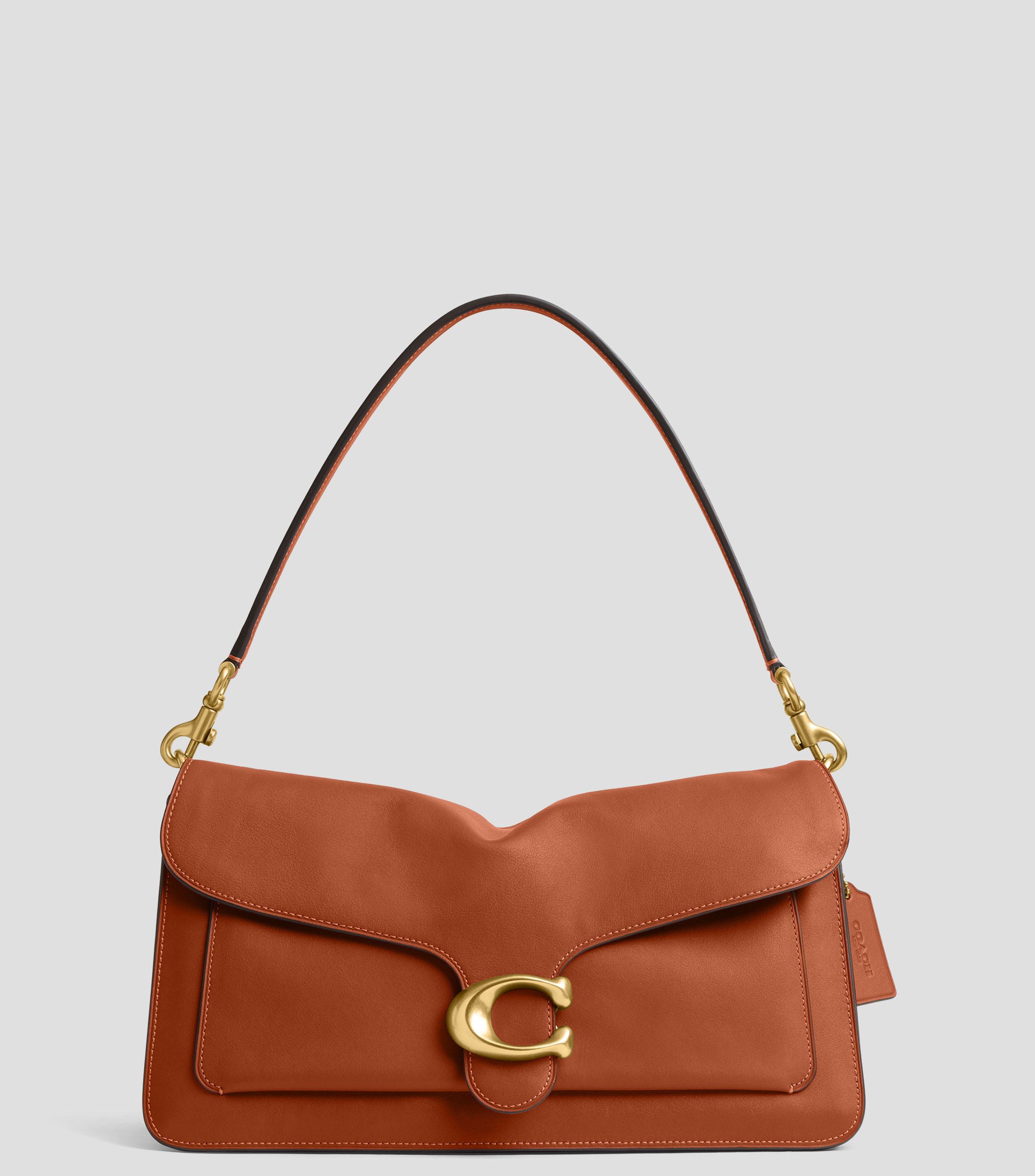 Bolsa Shoulder Café en piel Tabby 36 Lisa Mujer