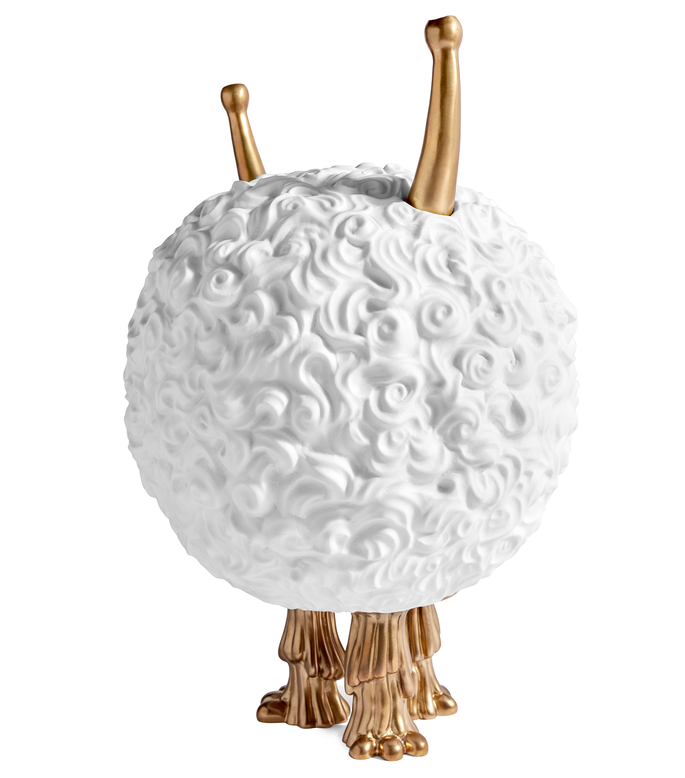 Incense Burner Haas Blanco con Pie de Porcelana