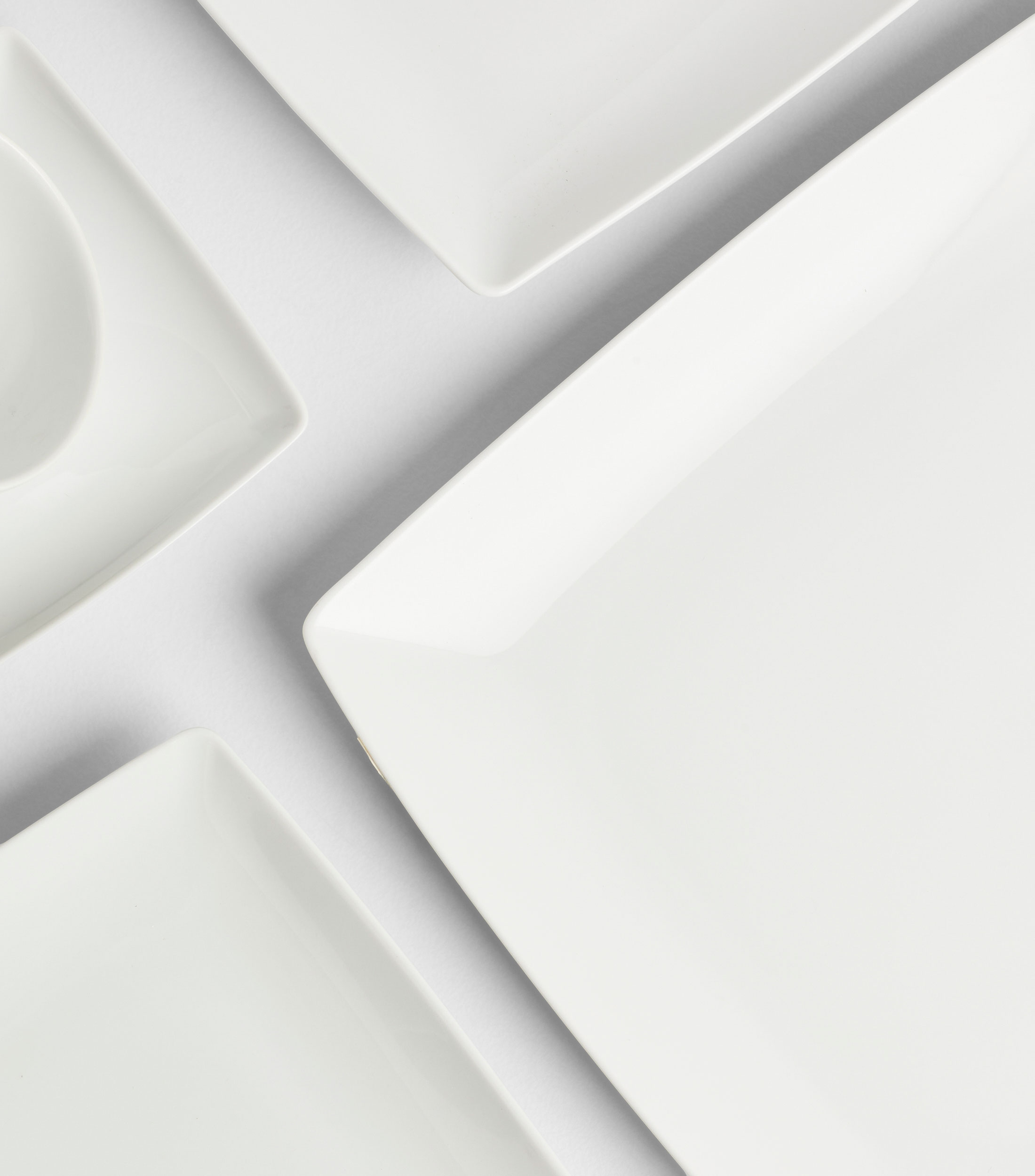 Plato llano Carre White liso