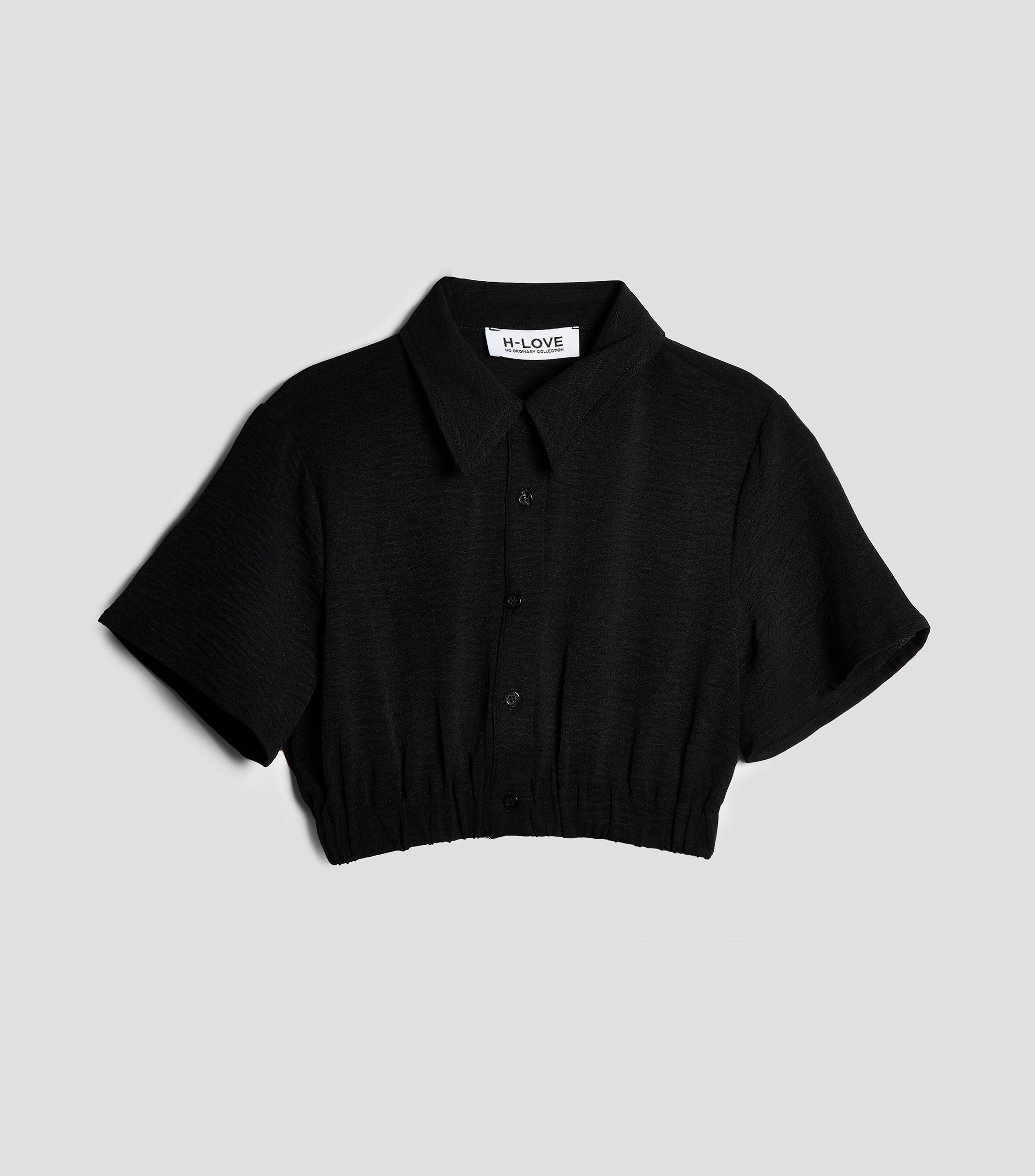Camisa lisa manga corta Niña