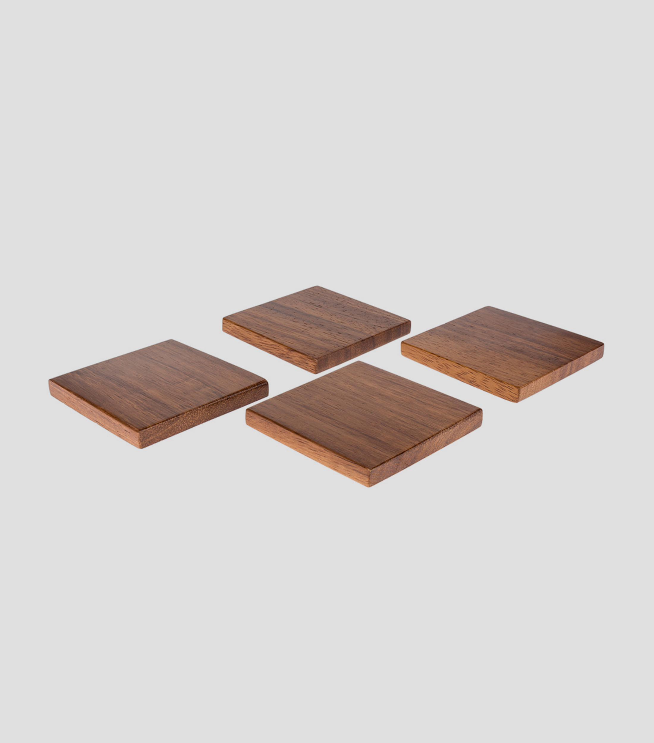 Set 4 Portavasoss Madera De Parota