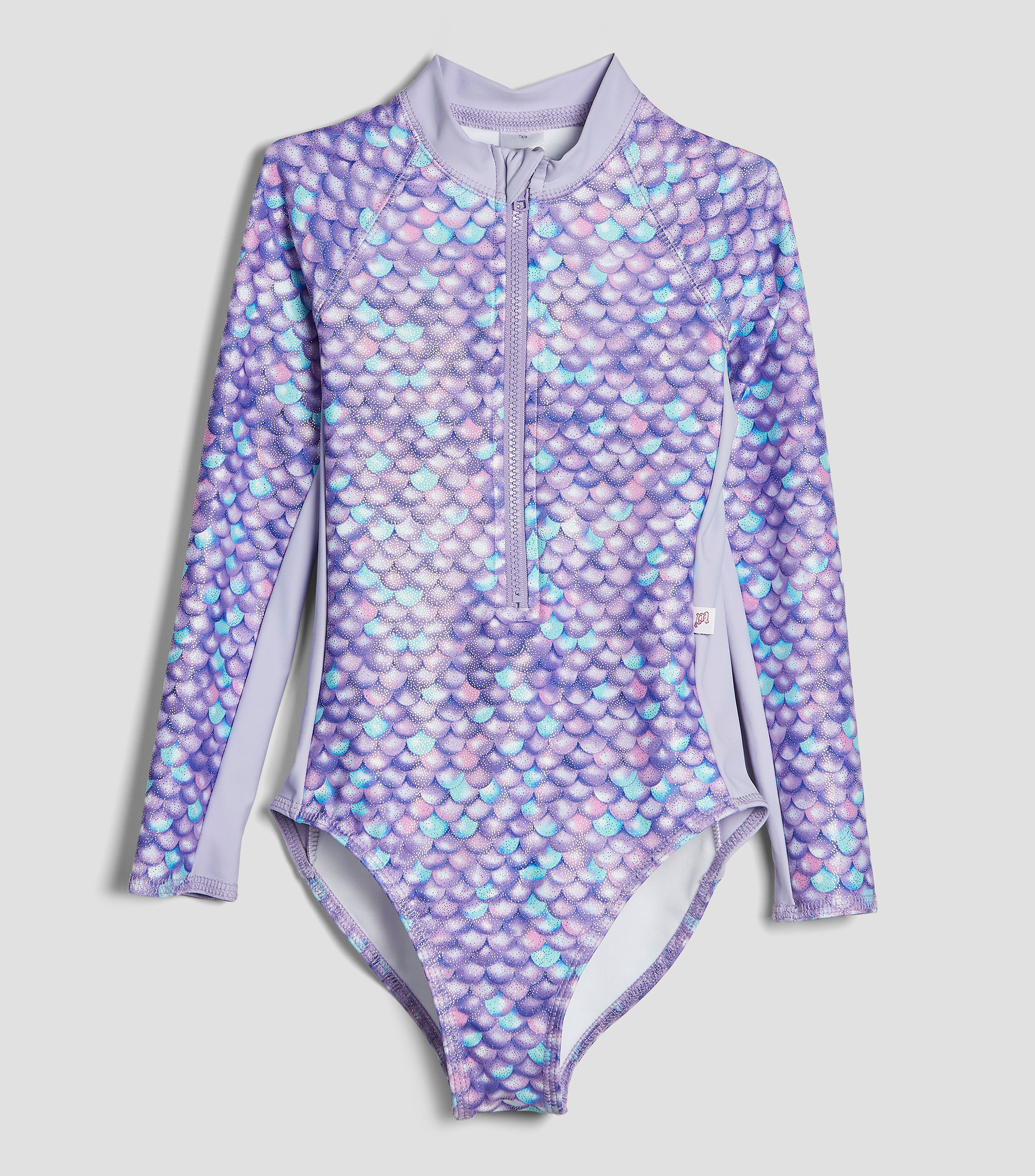Traje de baño completo Rashguard Purple Scale Niña