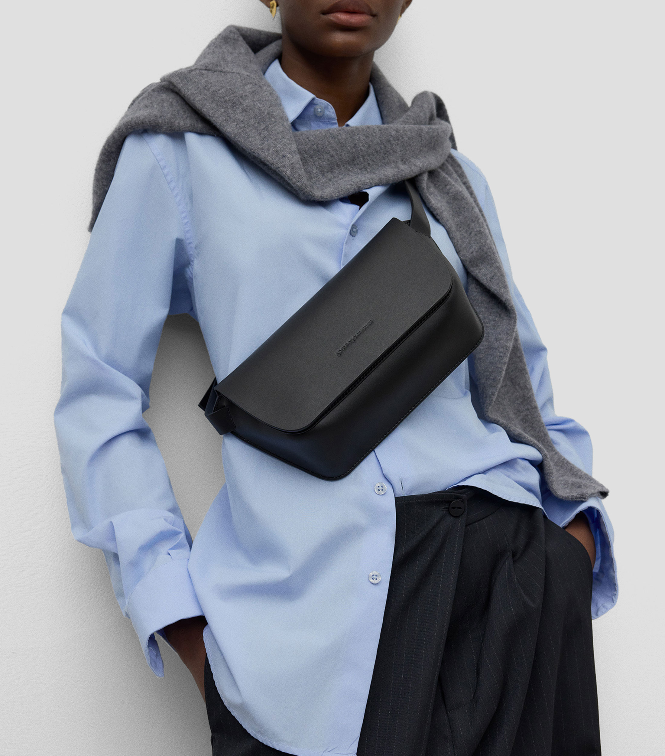 Bolsa crossbody en piel Mujer