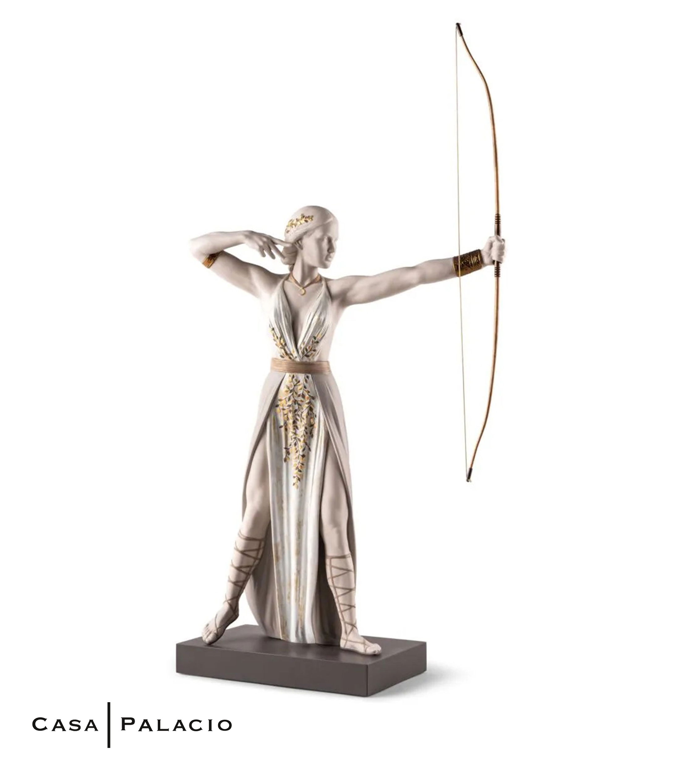 Escultura Diana en porcelana