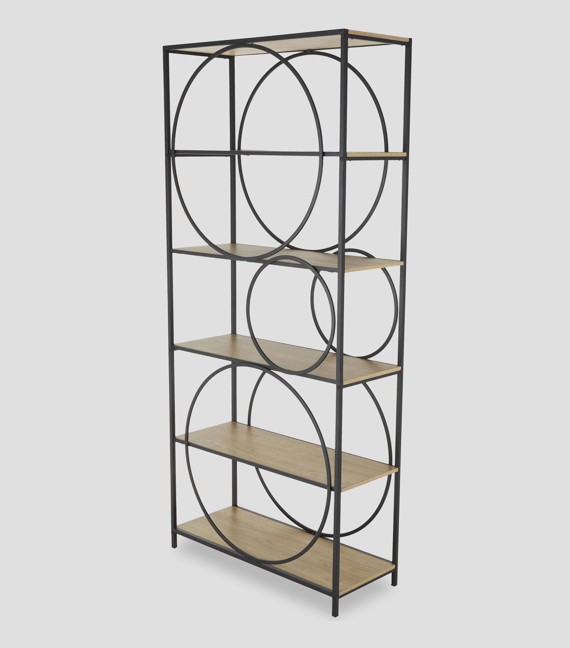 Mueble auxiliar en MDF y metal multicolor