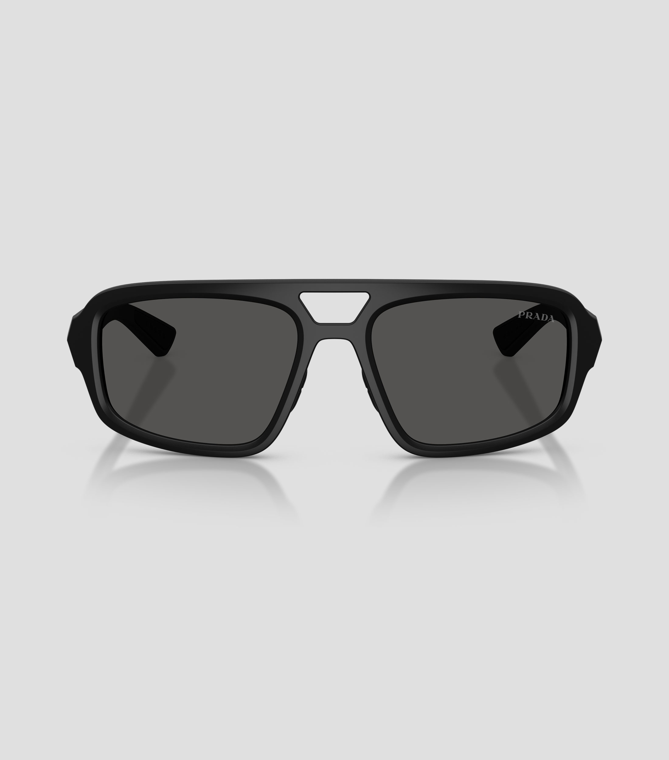 Lentes de sol rectangulares Linea Rossa negro mate Unisex