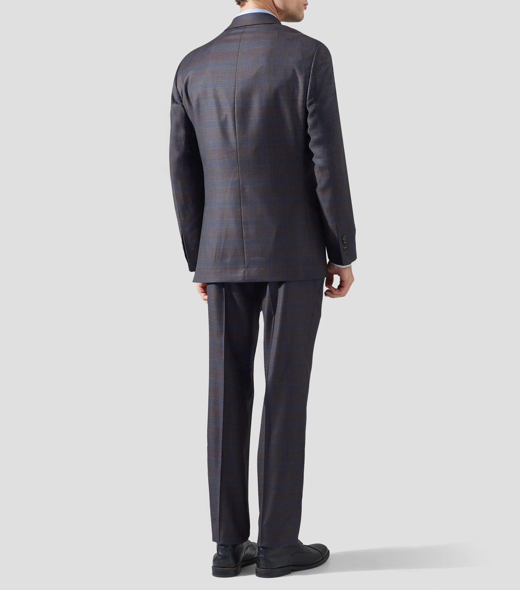 Traje corte slim liso Hombre