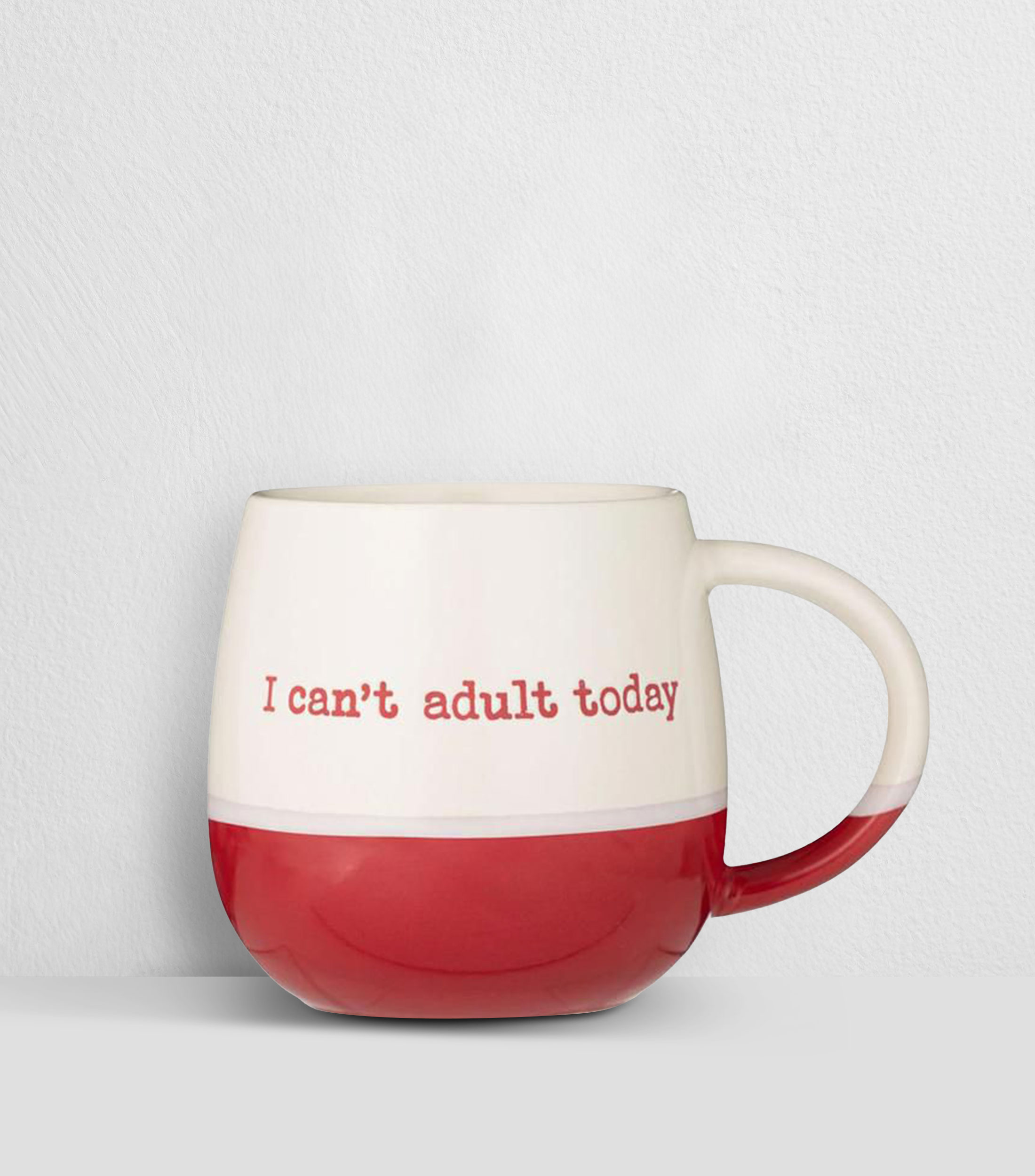 Taza I Can't Adult Today Bicolor