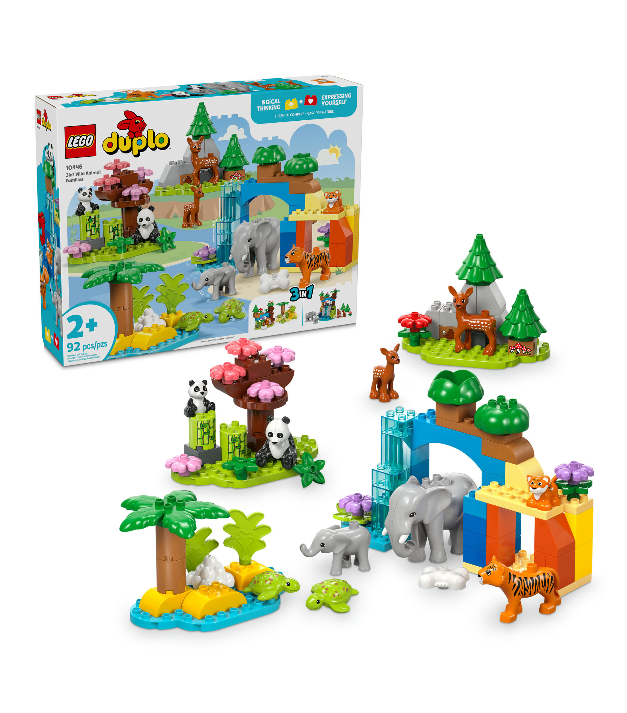 Lego Duplo Mi Pueblo Familias de la Fauna Salvaje 3 en 1 10446