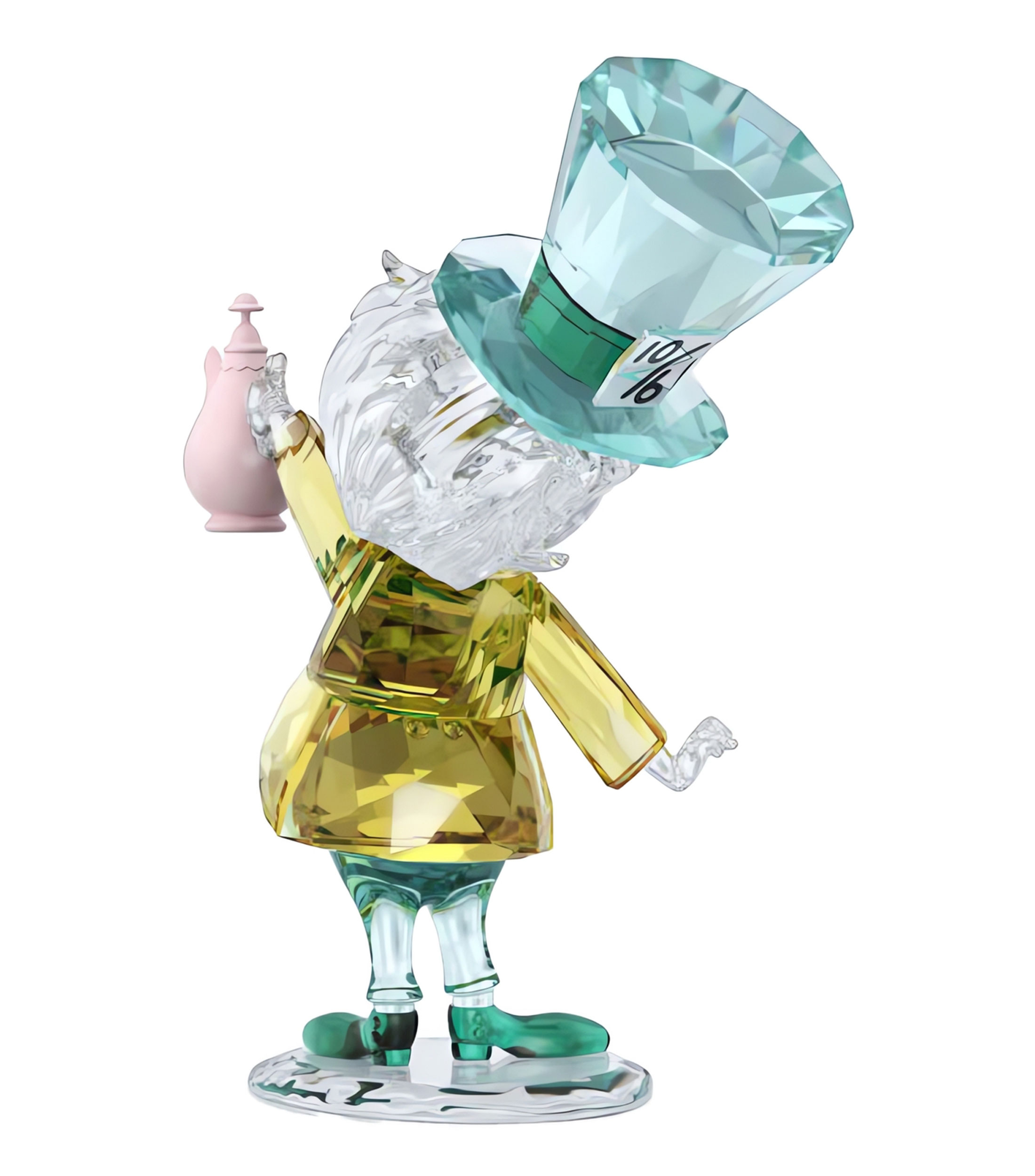 Figura Alice In Wonderland Mad Hatter en cristal