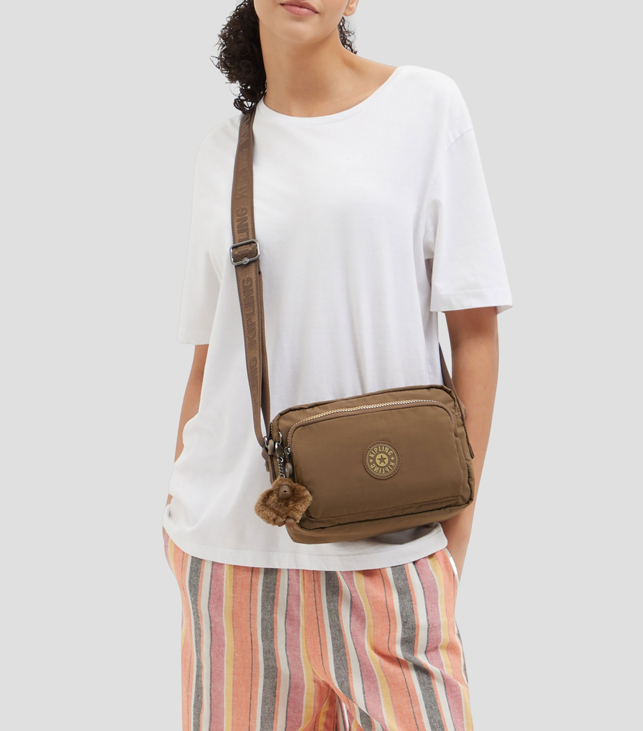 Bolsa crossbody café Abanu lisa Niña