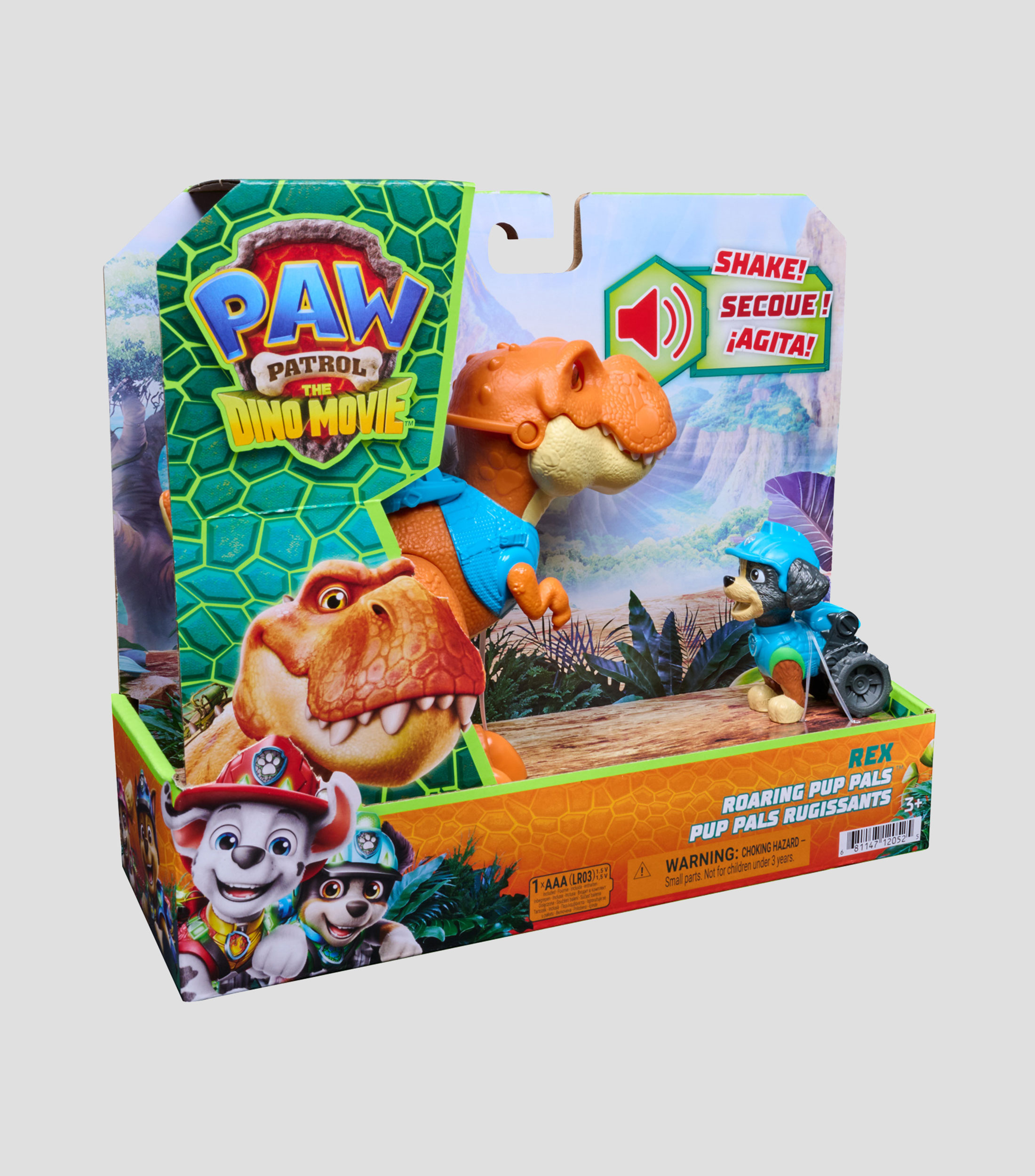 Figura de Acción Paw Patrol Rugido Dino y Rex