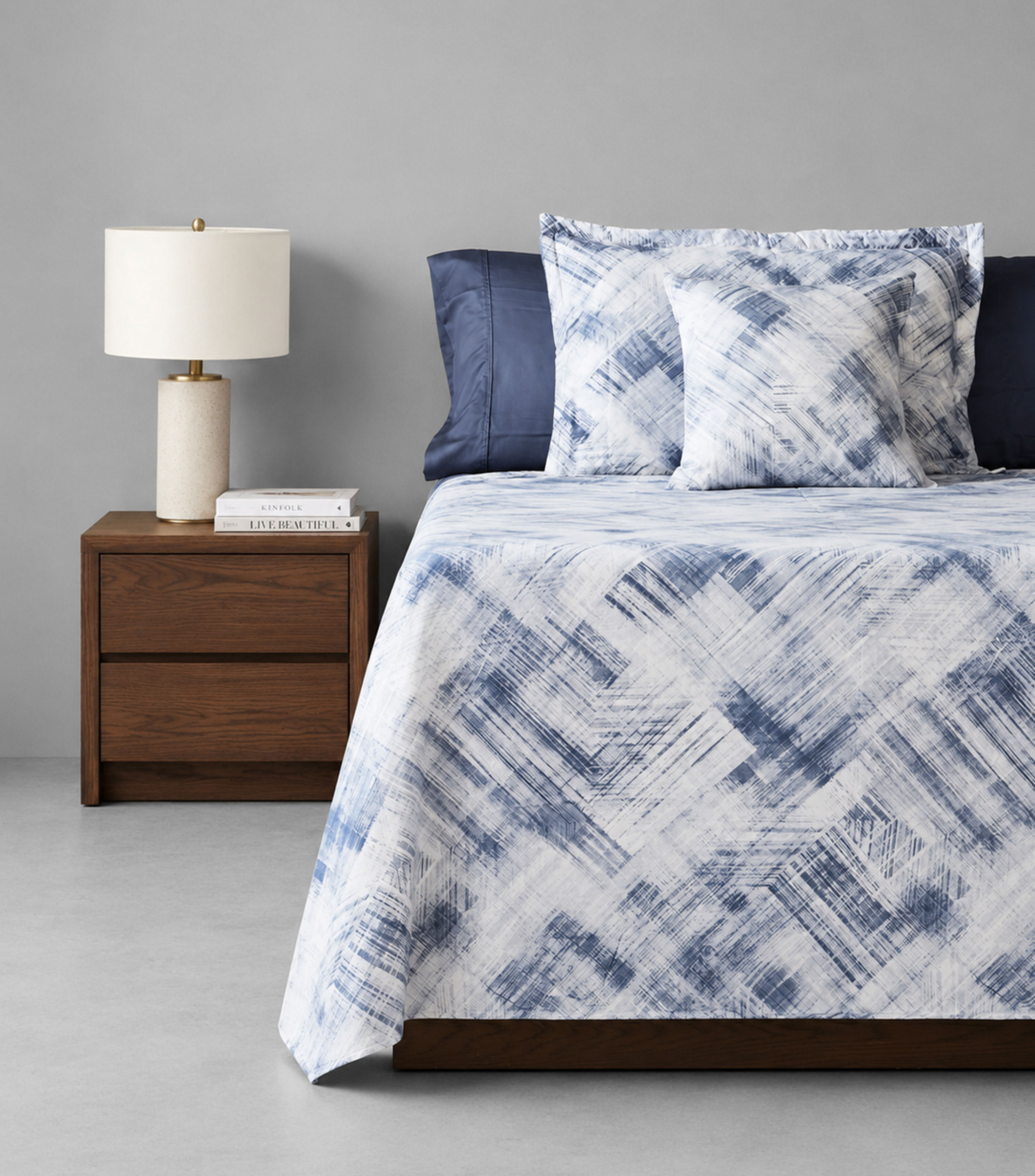 Funda para duvet matrimonial/queen size Padua azul