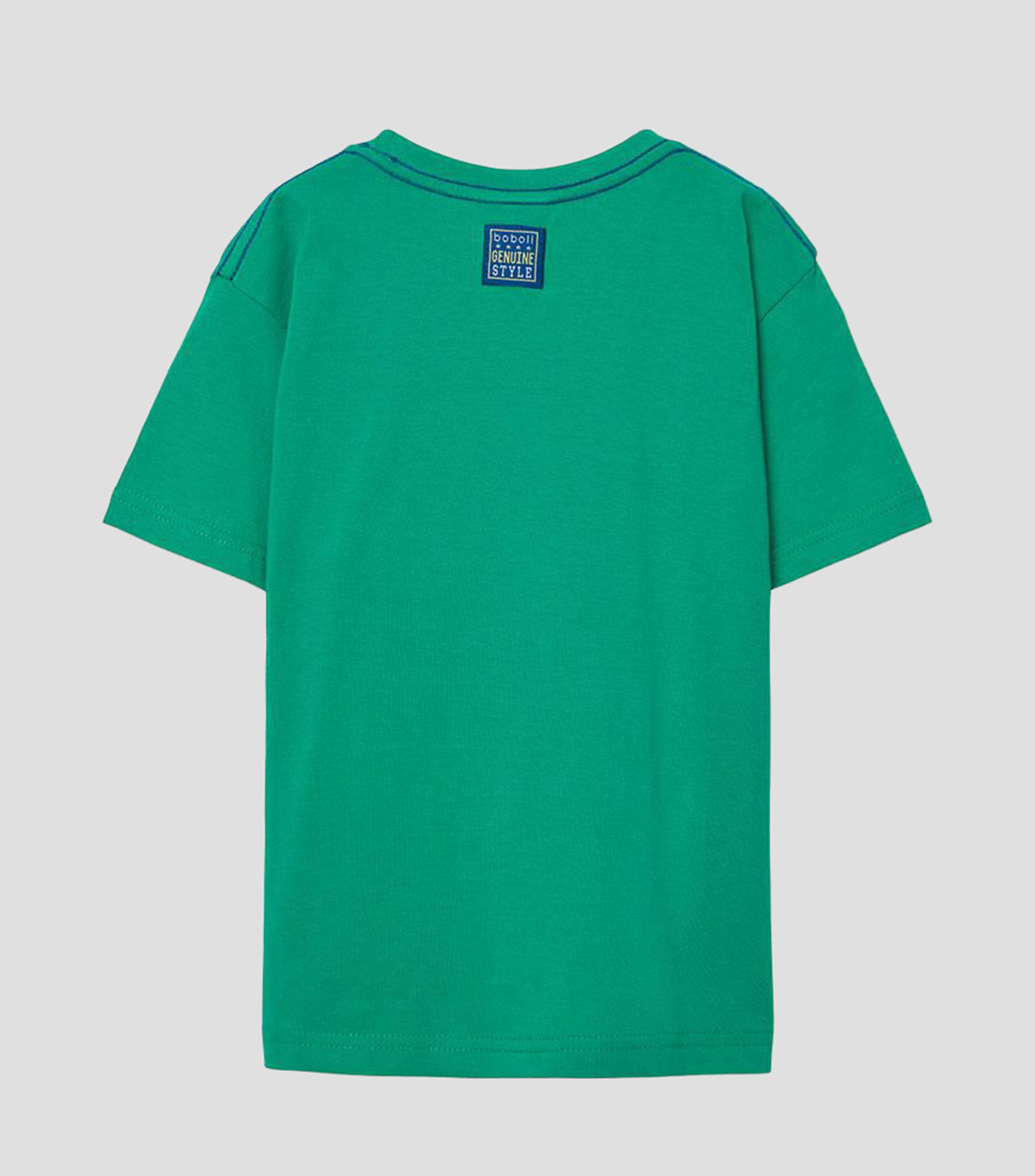 Playera cuello redondo manga corta estampada Niño