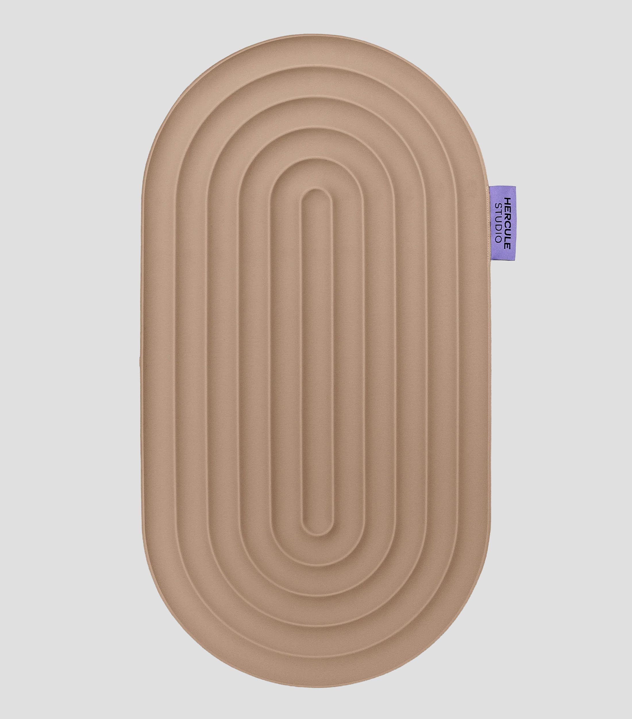 Tapete para Yoga y Pilates Mini Beige 58 x 30 cm