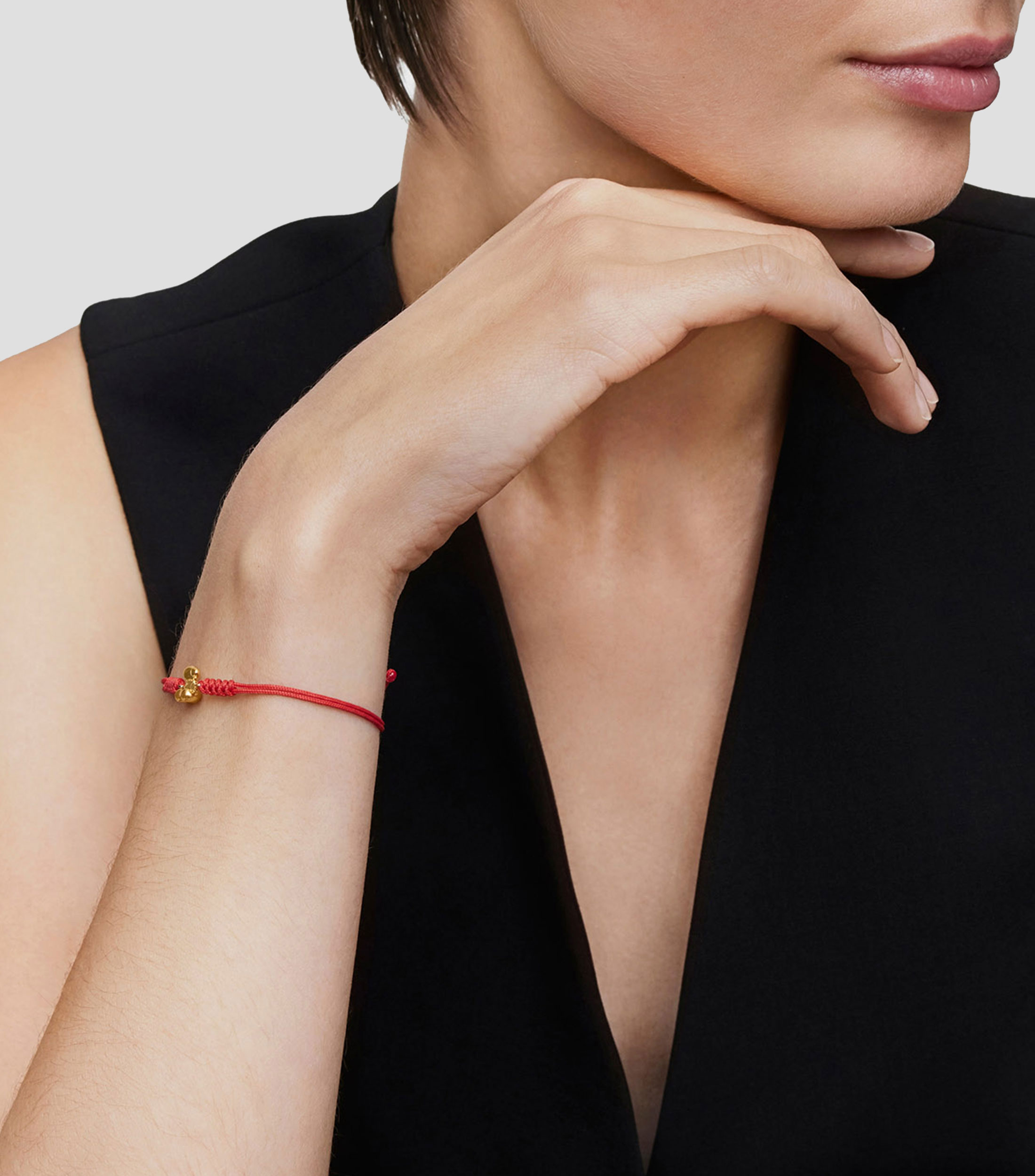 Pulsera con dije de oso Bold Bear Mujer