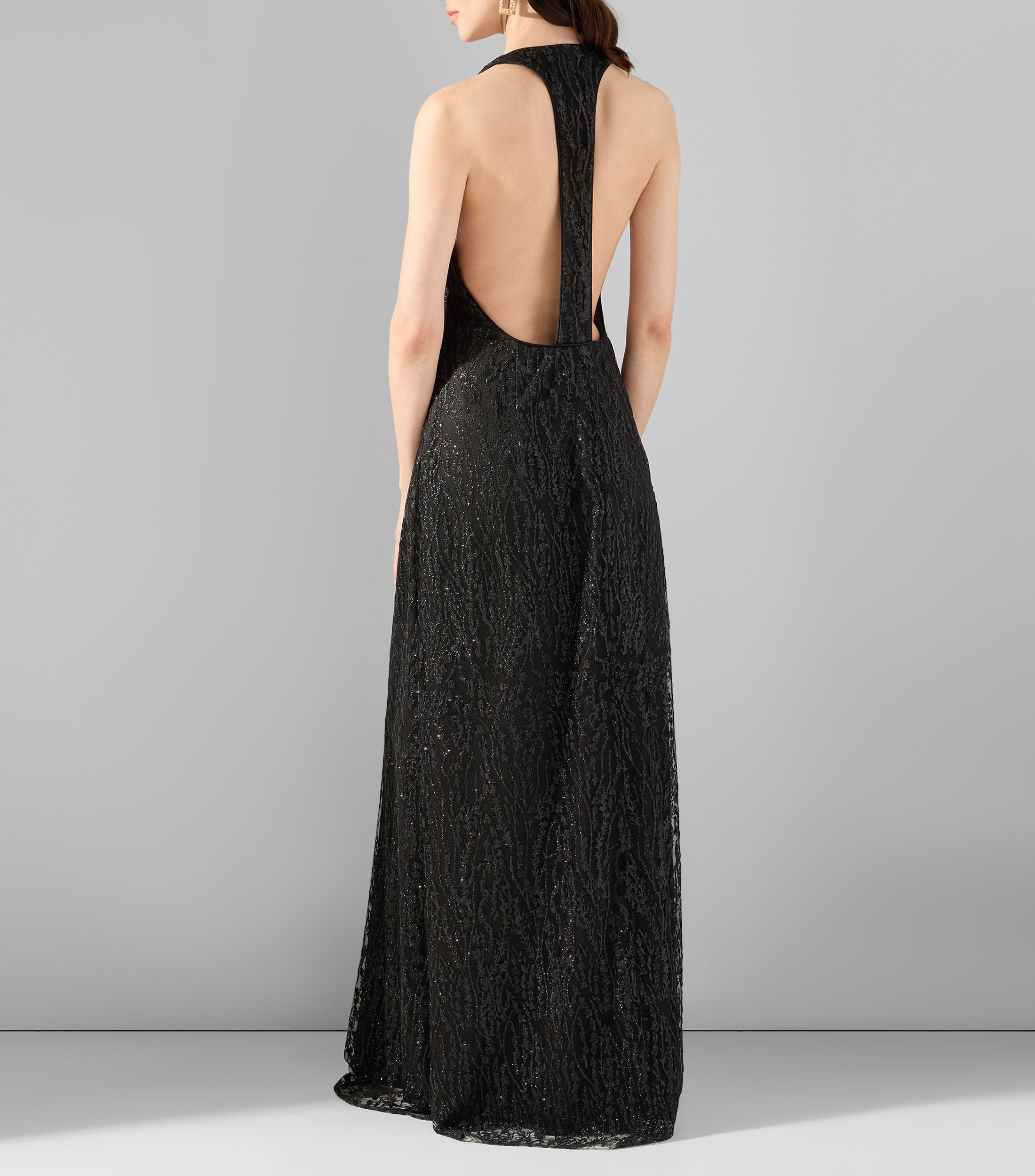 Vestido de fiesta largo liso Mujer