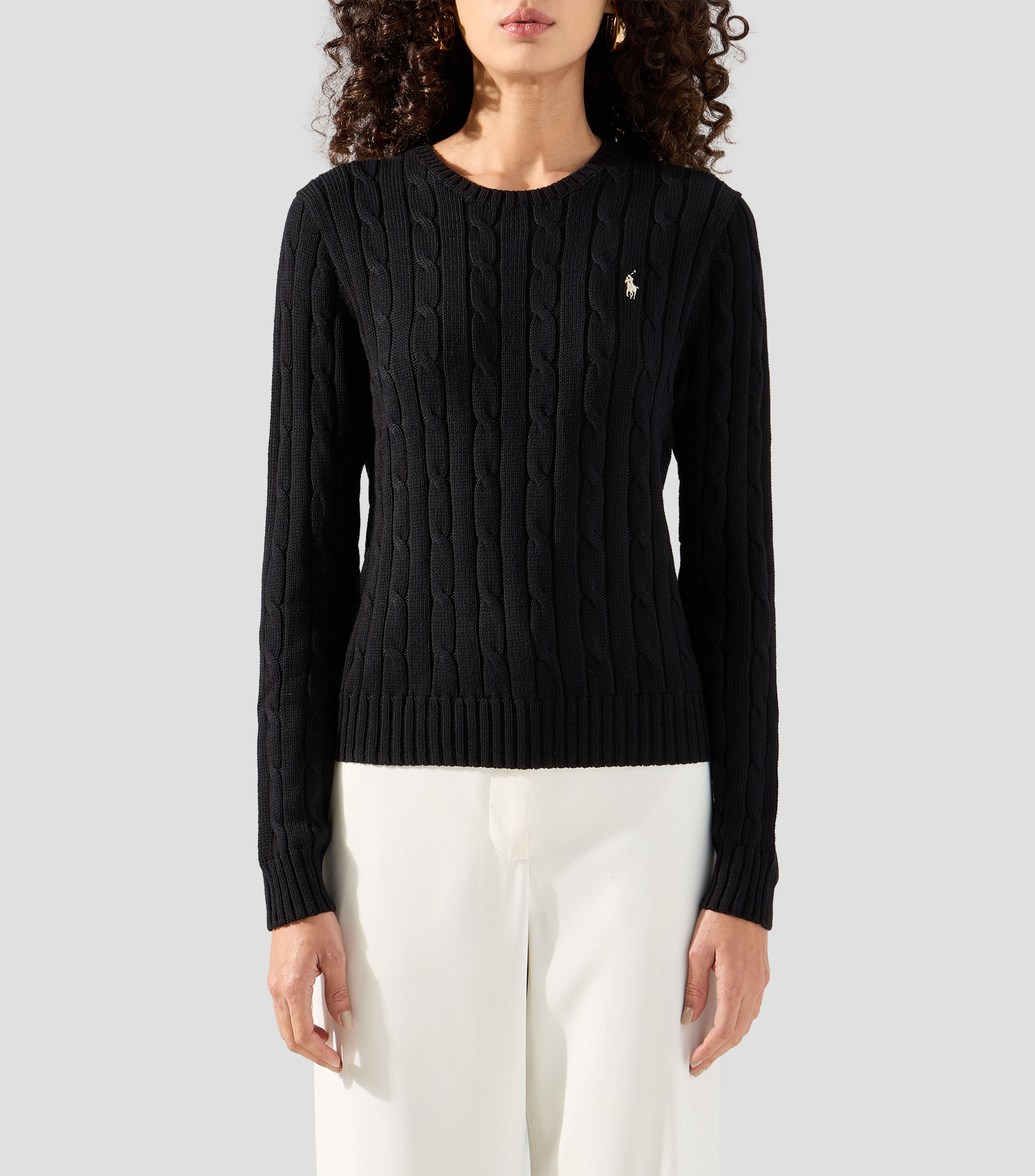 Suéter cuello redondo Mujer