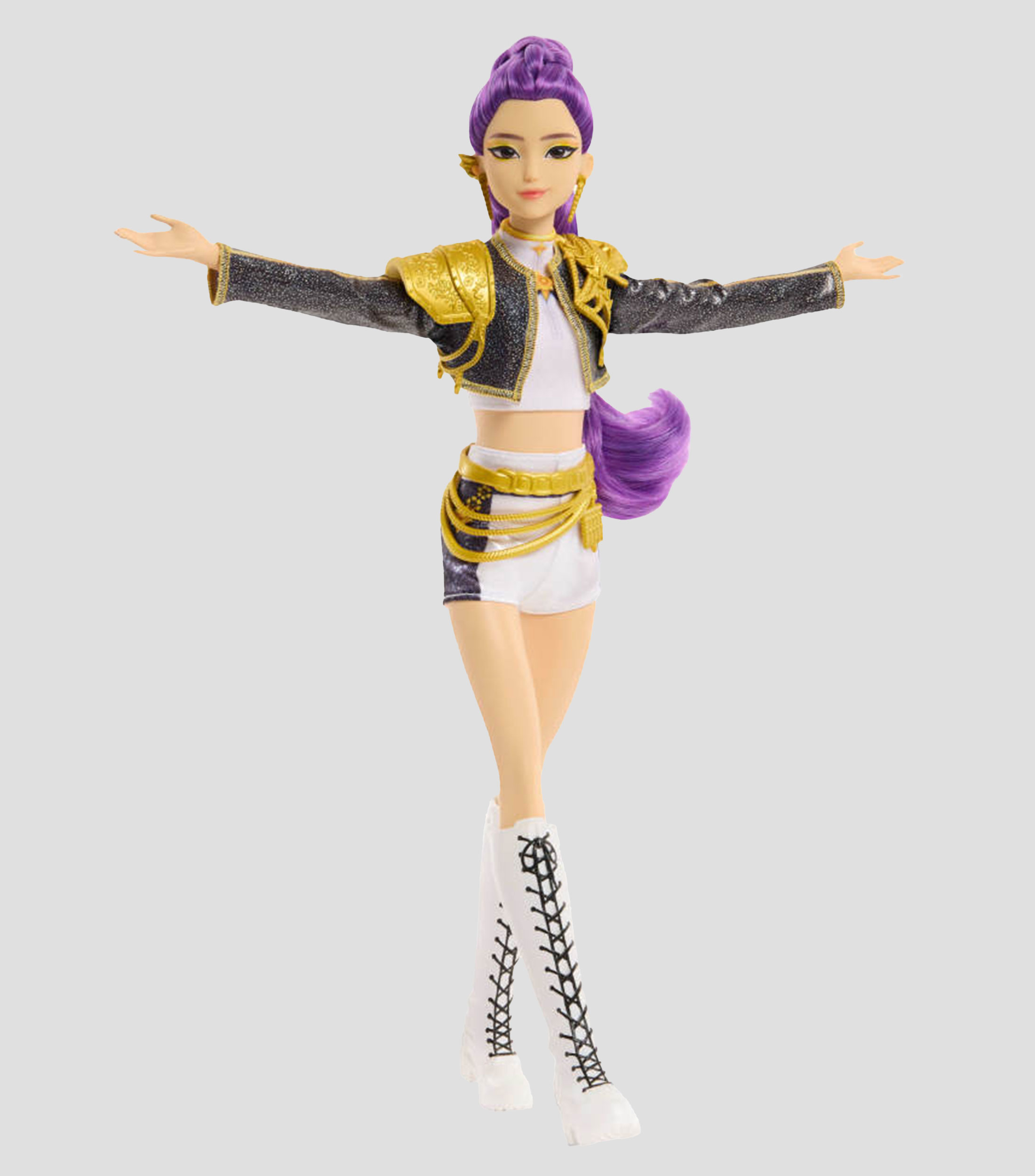 Muñeca Kpop Demon Hunters Rumi cantando