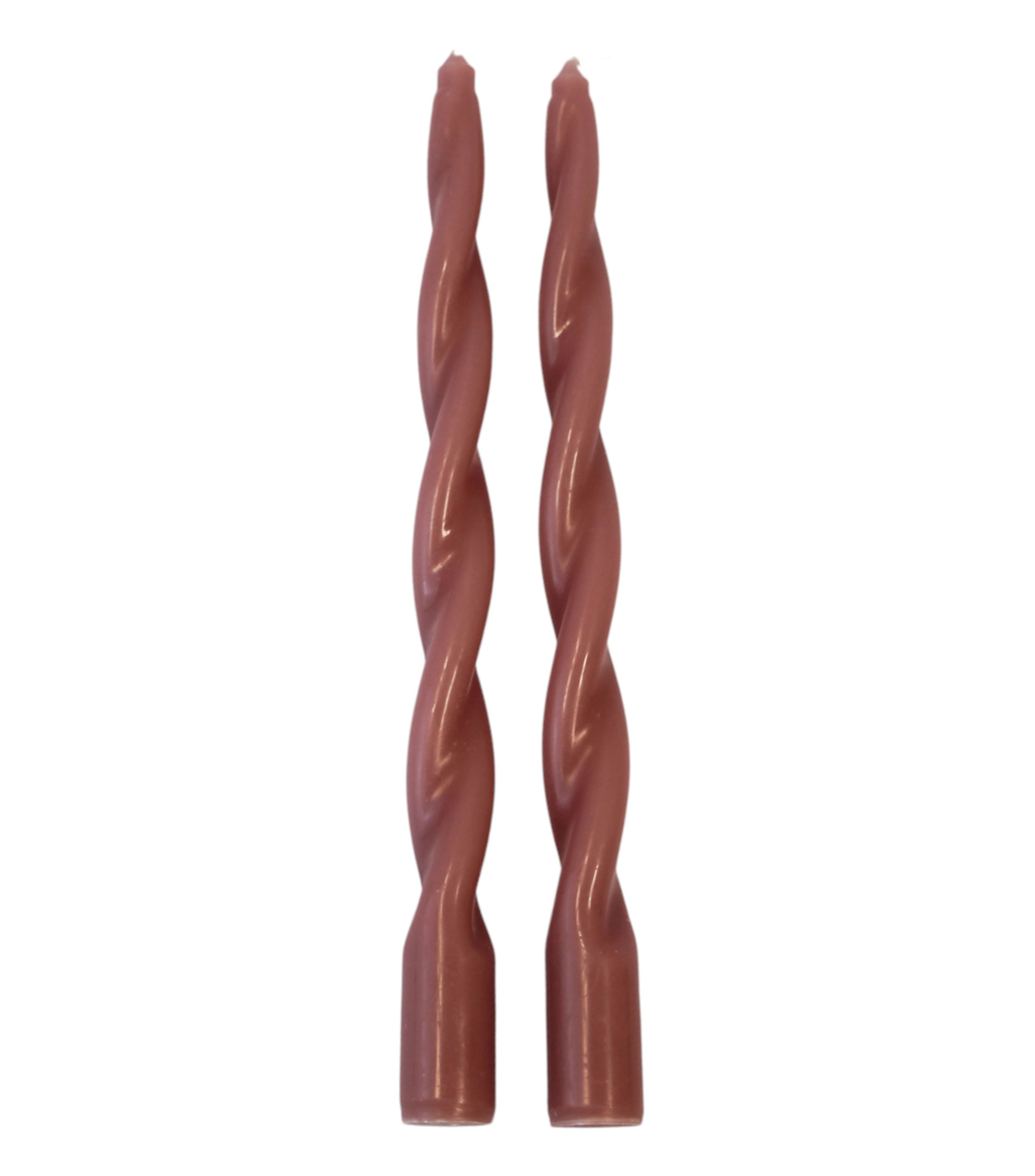 Set 2 Velas Decorativas Curly, Rosa