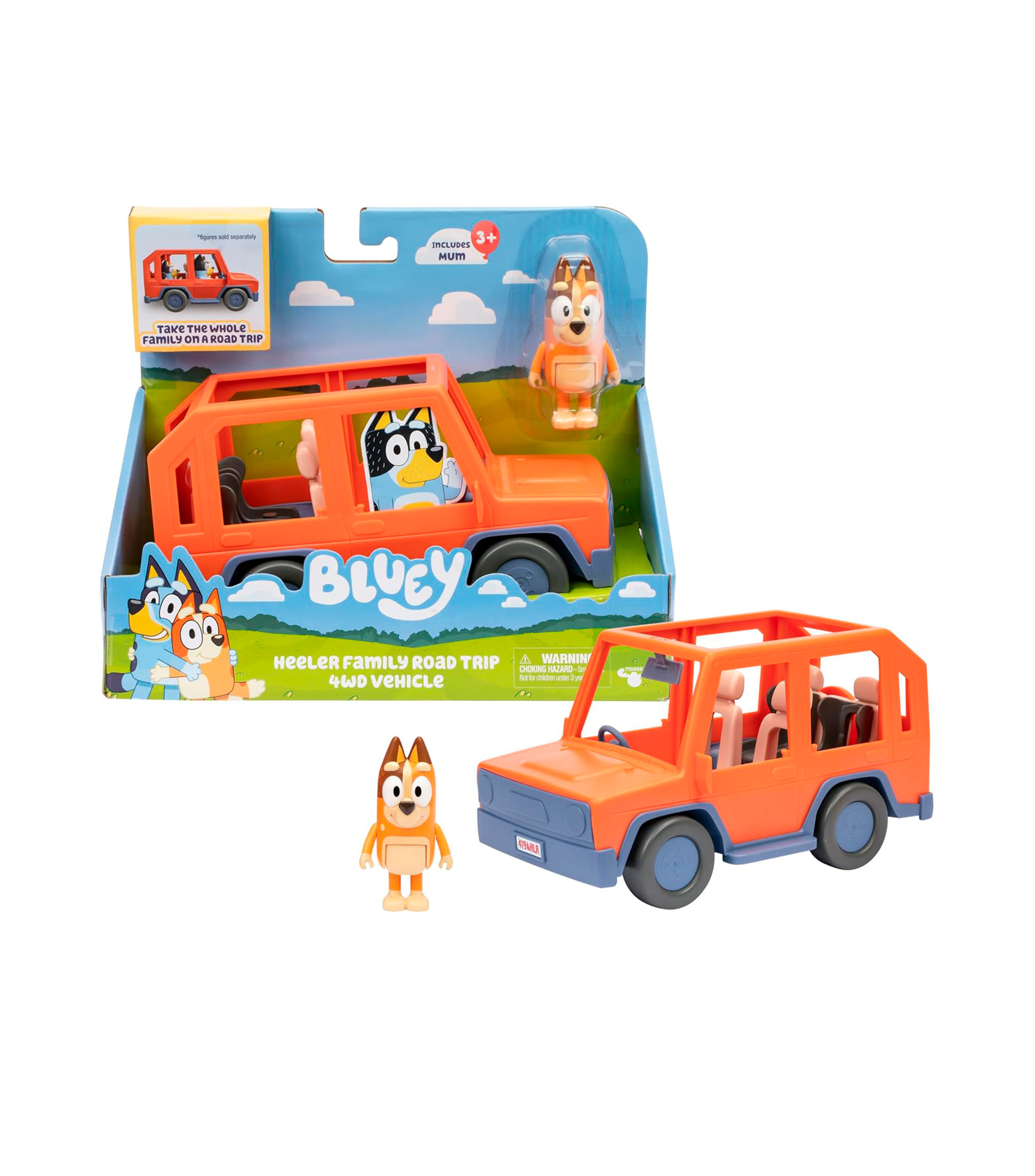 Playset, Bluey 4x4 de la familia Heeler