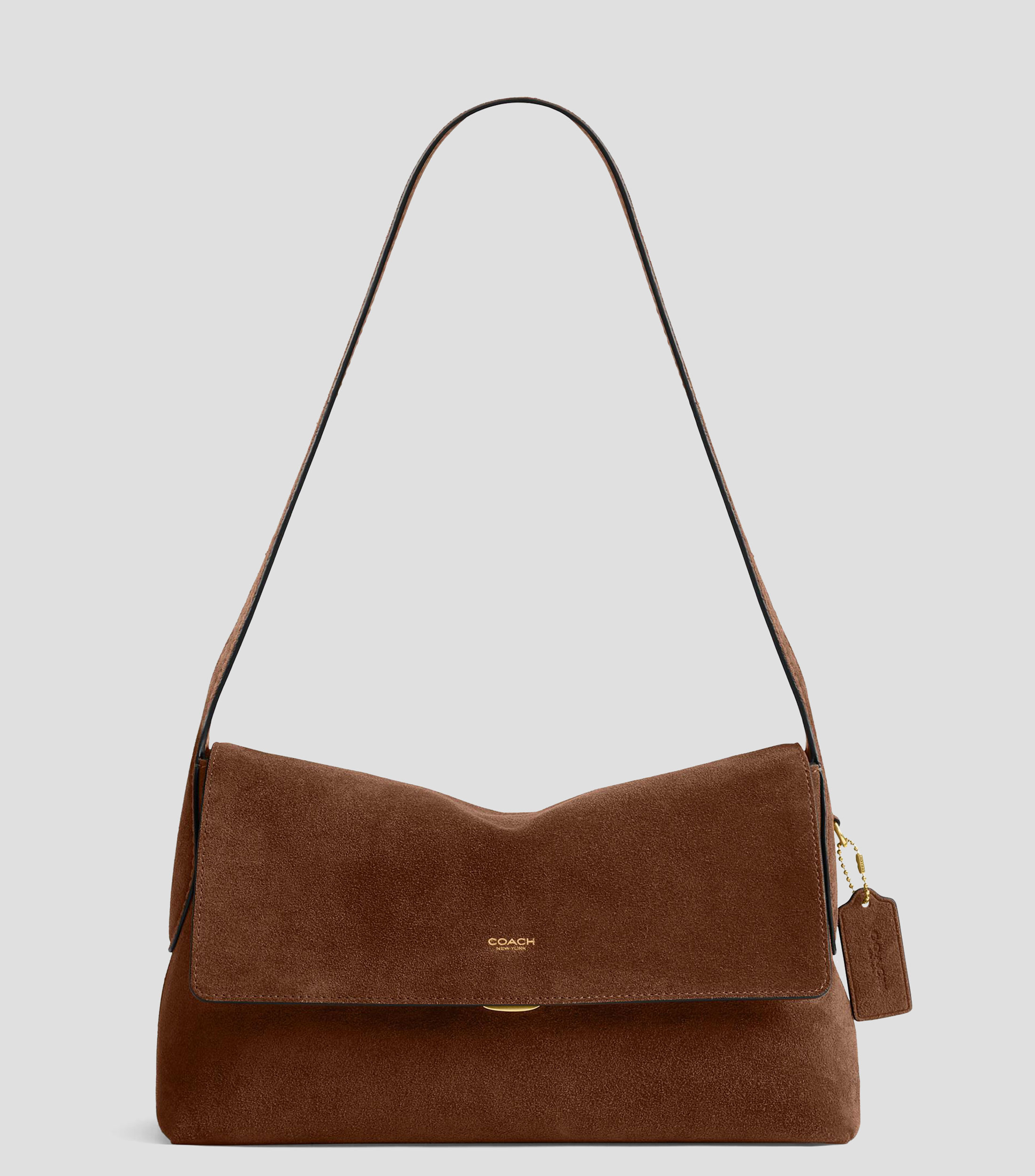 Bolsa shoulder en piel lisa Mujer