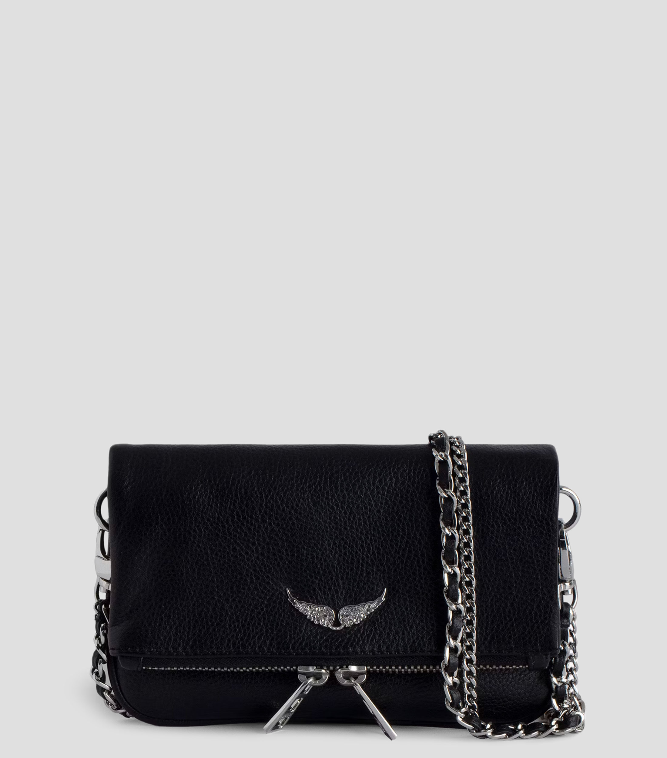 Bolsa Crossbody en piel Rock Nano granulada Mujer