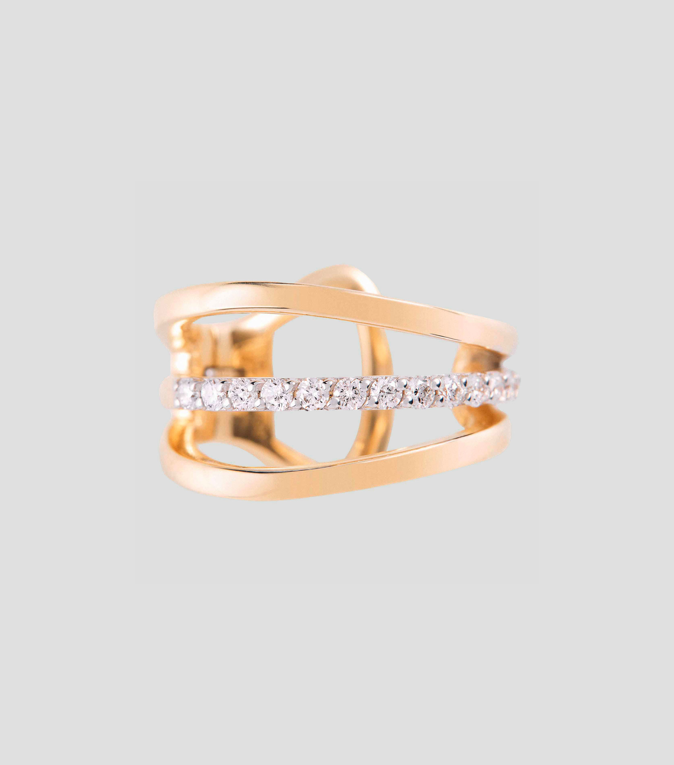 Arete Earcuff Tous City en oro de 18 kilates Mujer
