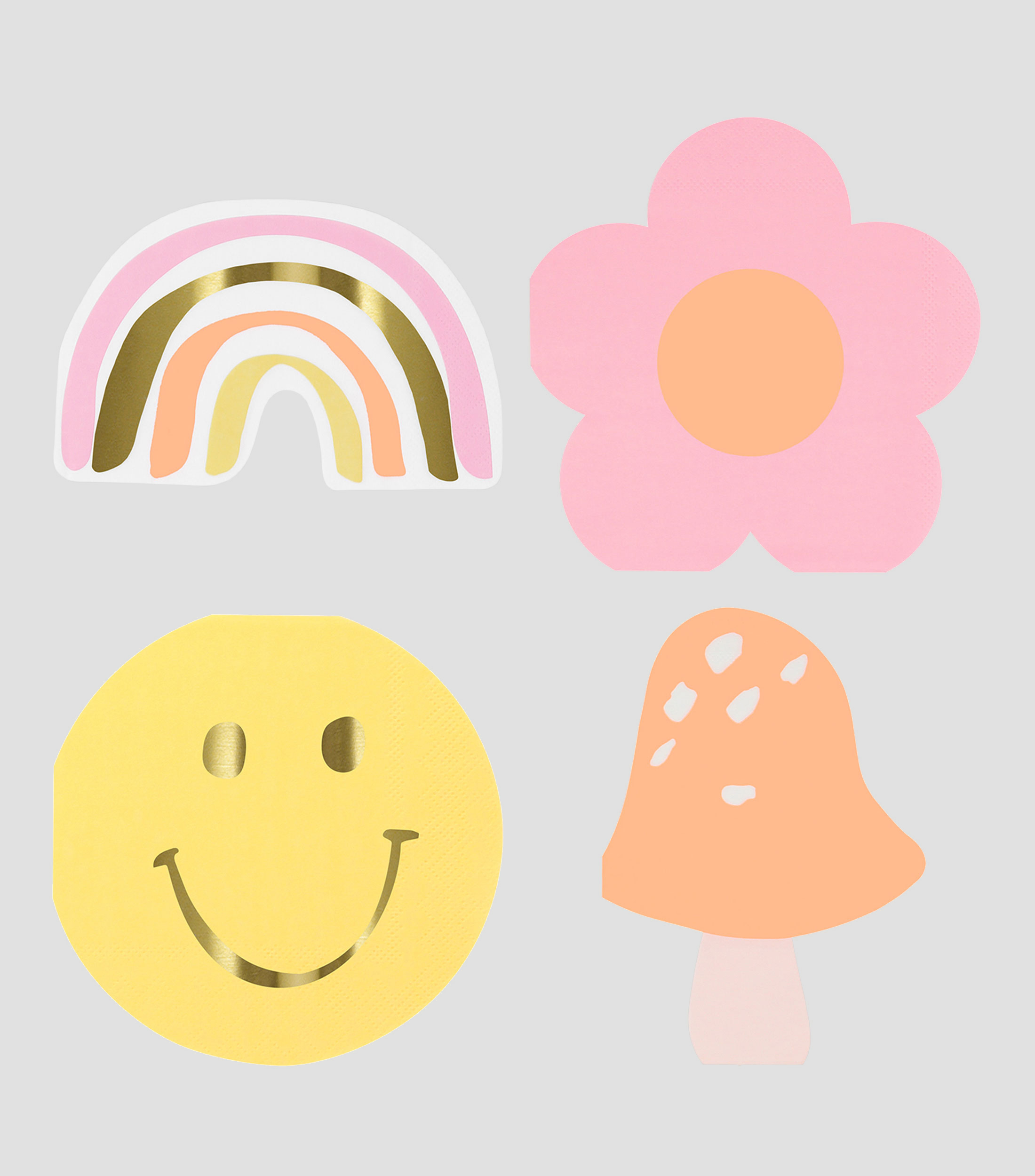 Servilletas Happy Face Icons