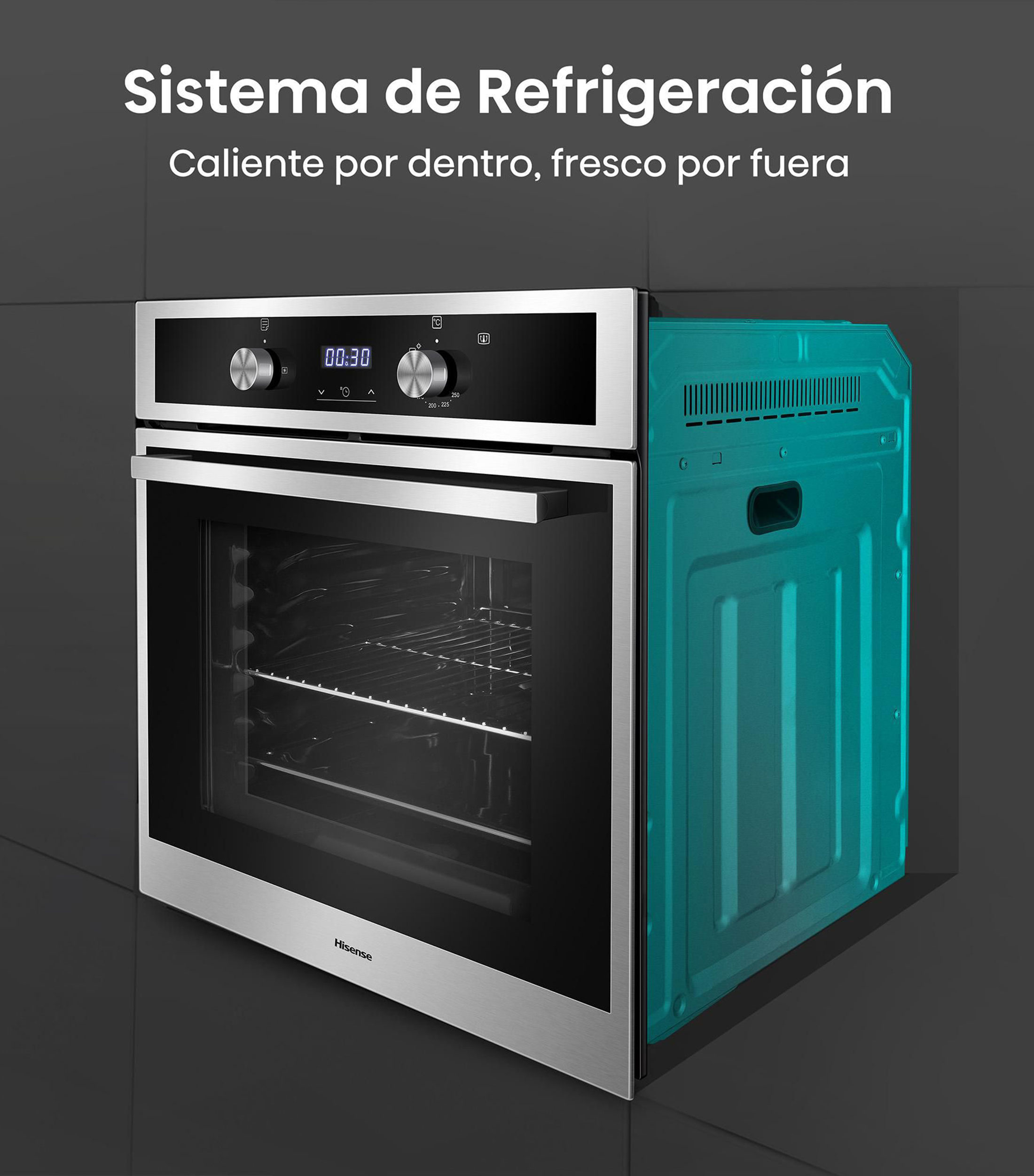 Horno a Gas Lp / Gas Natural HGO602BS 22.8