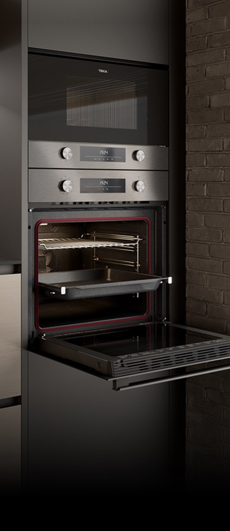 imagen de horno negro de la marca 