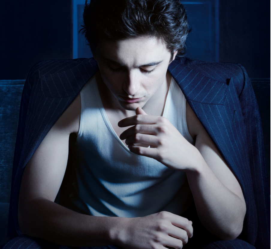 imagen de Timothée Chalamet de la marca CHANEL  