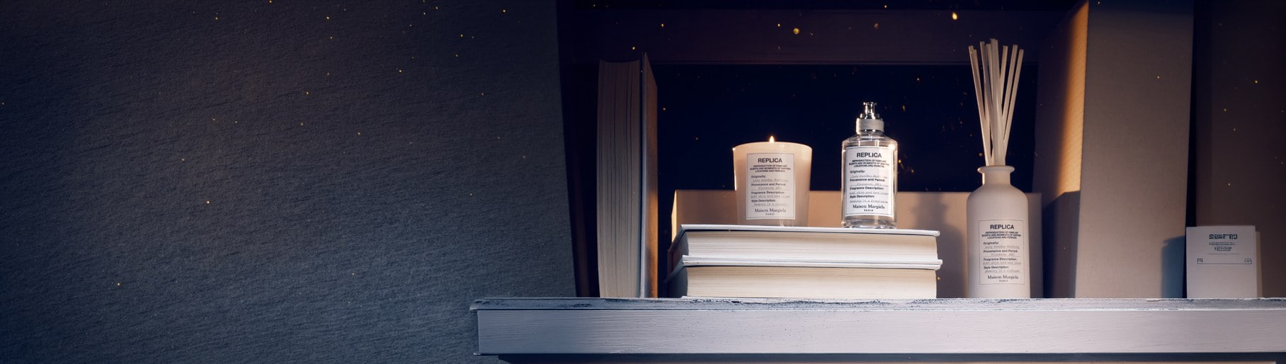 imagen de velas y difisores de la marca MAISON MARGIELA