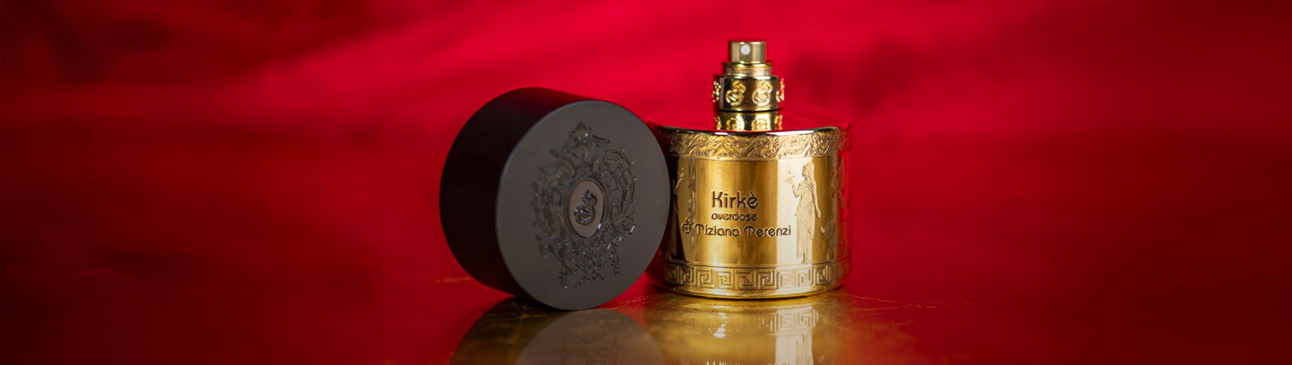 imagen de locion dorada de la marca TIZIANA TERENZI