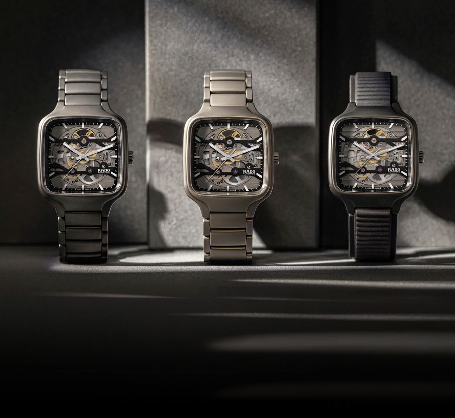 Imagen de 3 relojes cuadrados, RADO