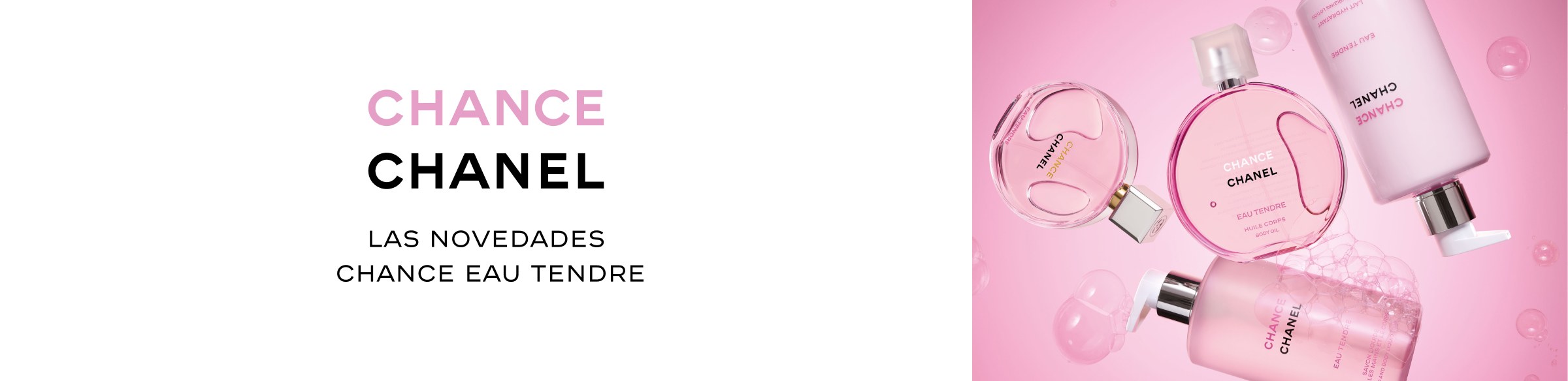 imagen de productos rosas de CHANEL