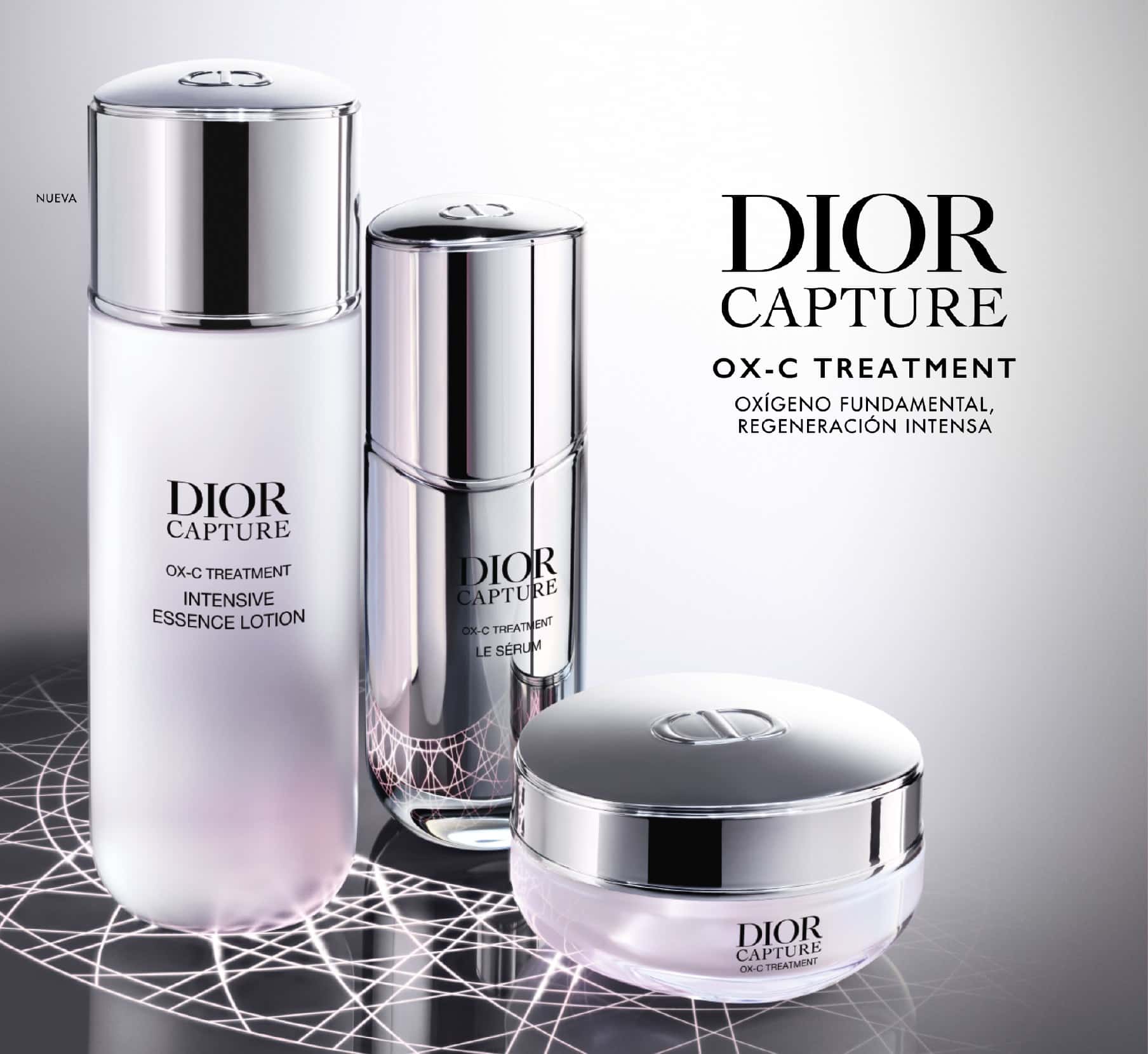 imagen de varios frascos de crema capture de la marca DIOR
