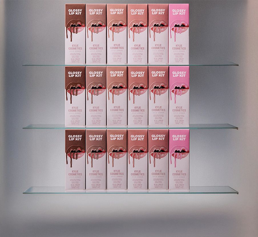 imagen de maquillajes de la marca KYLIE COSMETICS