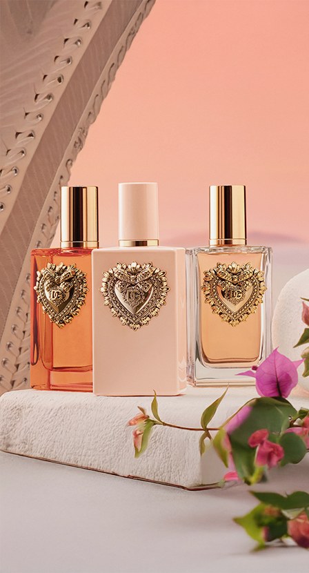 imagen de dos locion rosa de la marca DOLCE GABBANA
