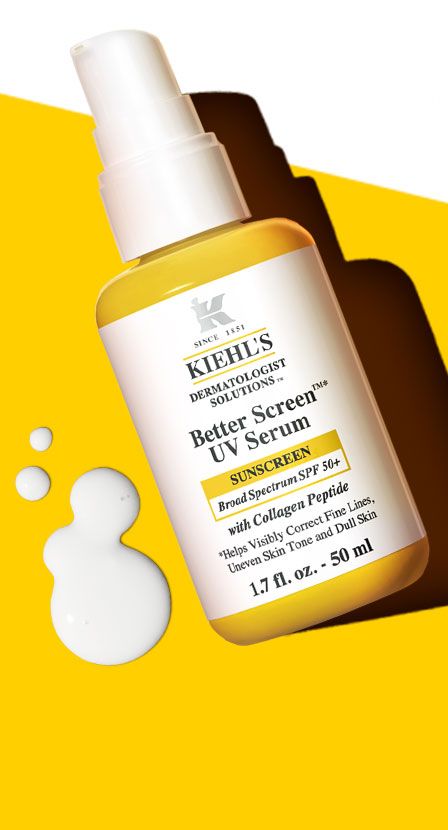 Imagen de gotero amarillo de la marca KIEHL'S
