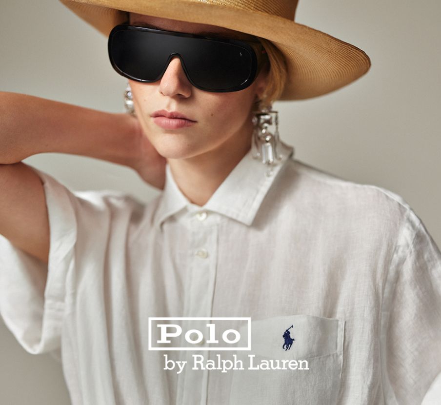 3 Mujeres con blusa morada-sueter cafe y pantalon negro POLO RALPH LAUREN