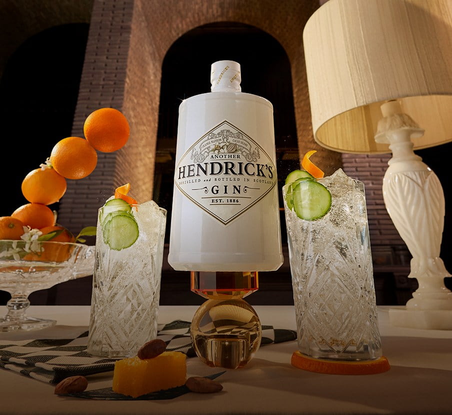 imagen de botella de la marca HENDRICK’S