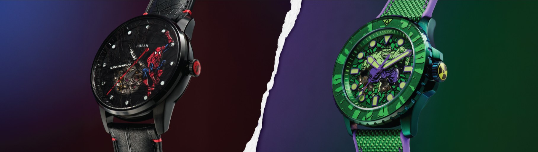 imagen de relojes edicion especial marvel de la marca FOSSIL