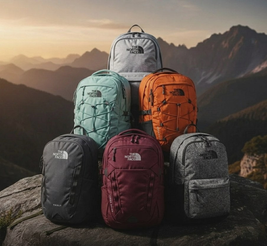 imagen de mochilas de la marca THE NORTH FACE