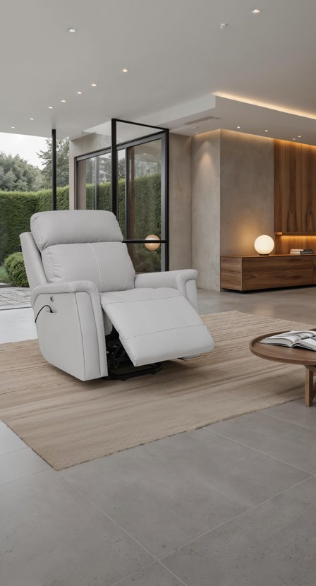 imagen de reclinable blanco de la marca BOAL
